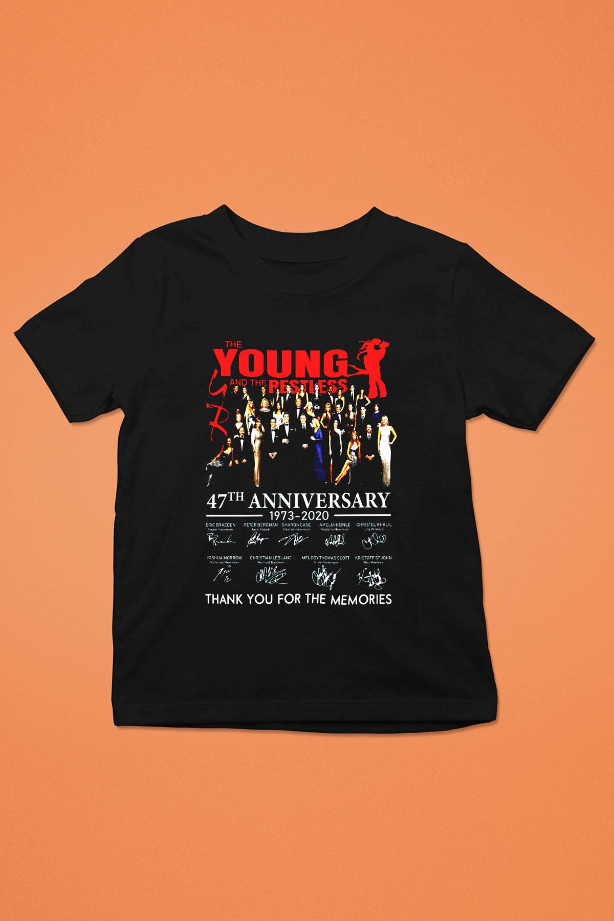 The Young and the Restless Siyah Unisex  Çocuk Tişört