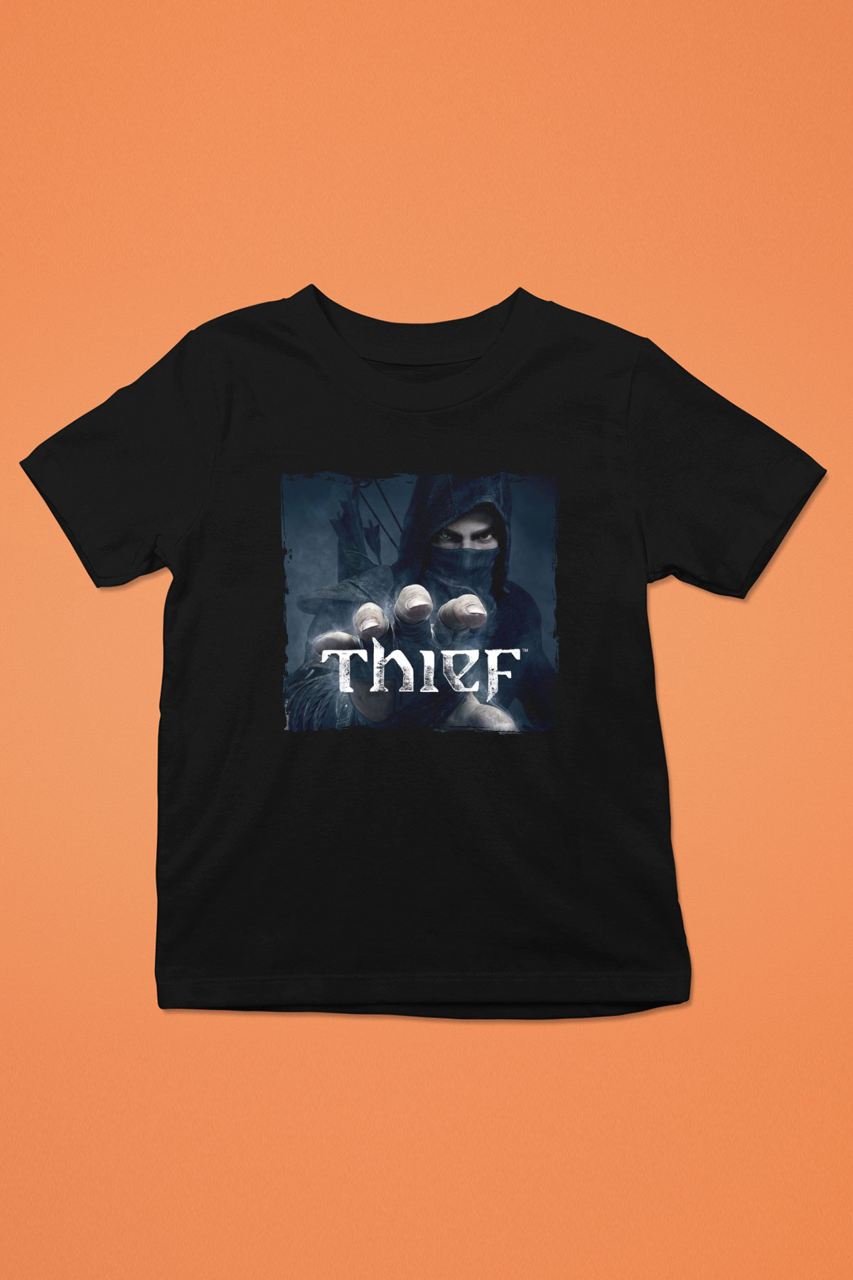 Thief Siyah Unisex Çocuk Tişört