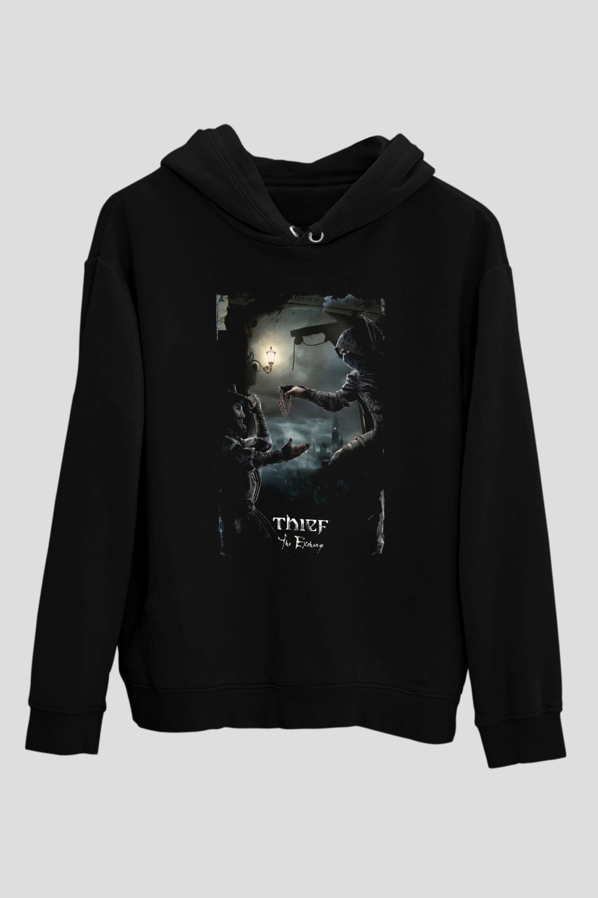 Thief Siyah Unisex Hoodie