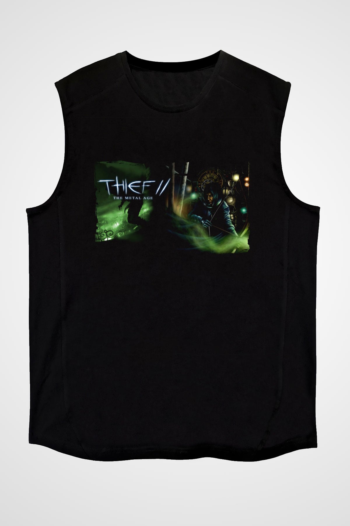 Thief Siyah Unisex Kolsuz Tişört