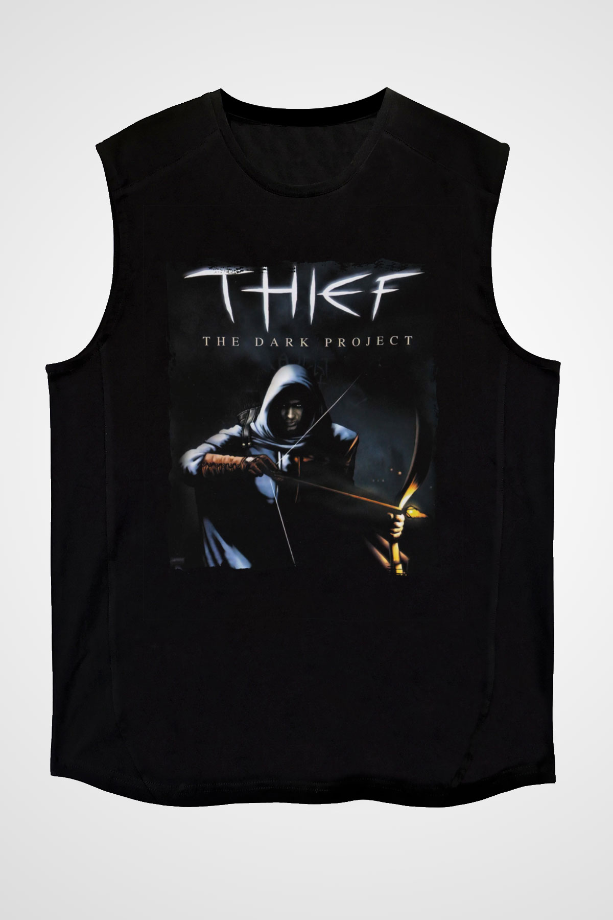 Thief Siyah Unisex Kolsuz Tişört