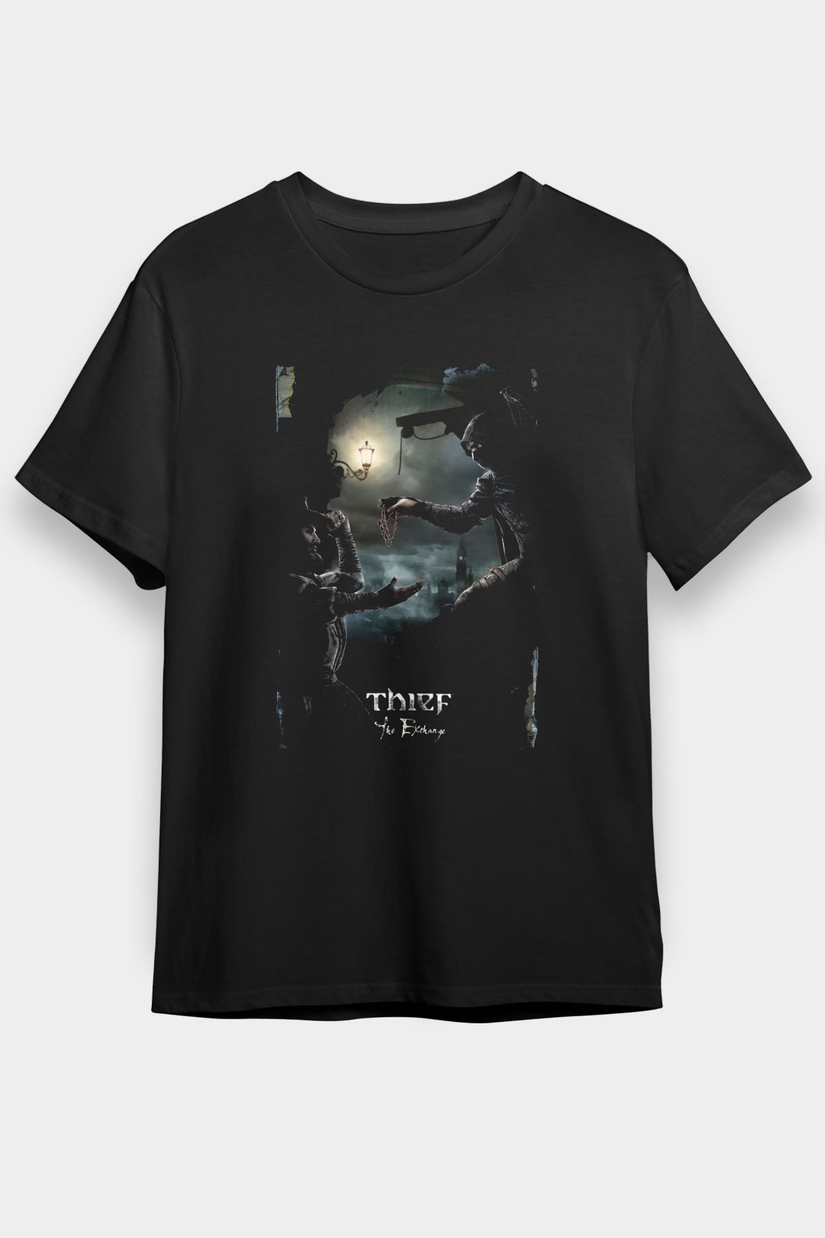 Thief Siyah Unisex Graphic Tee - STREETWEAR