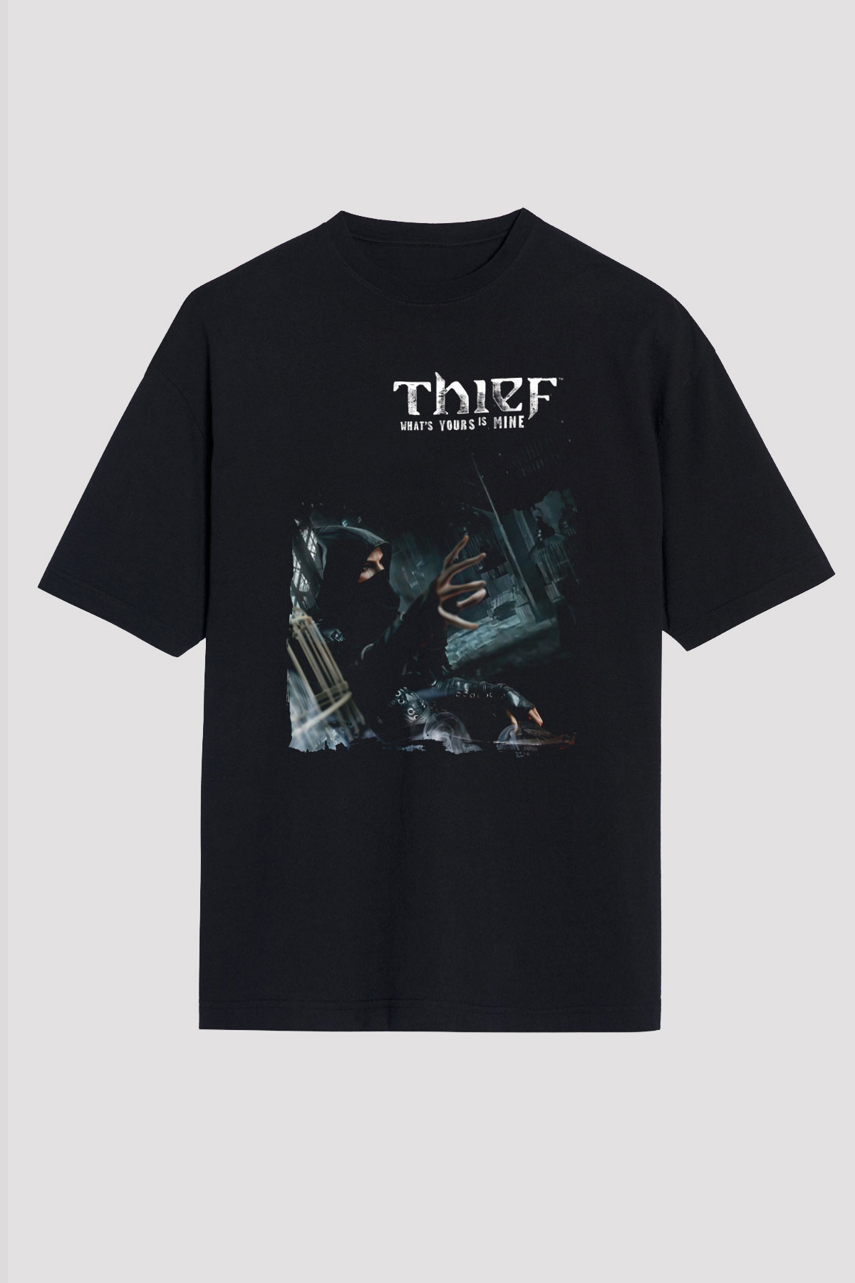 Thief Siyah Unisex Tişört T-Shirt