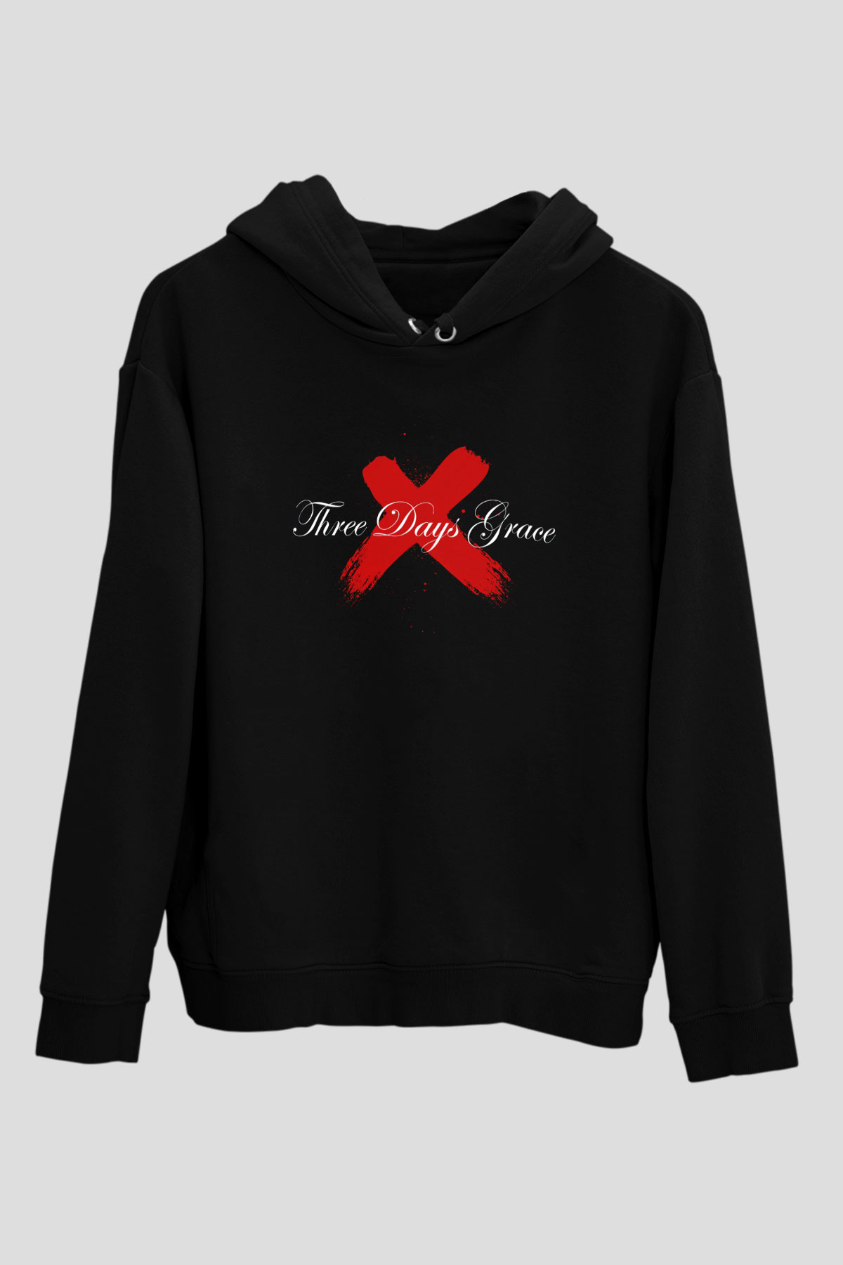 Three Days Grace Siyah Unisex Hoodie