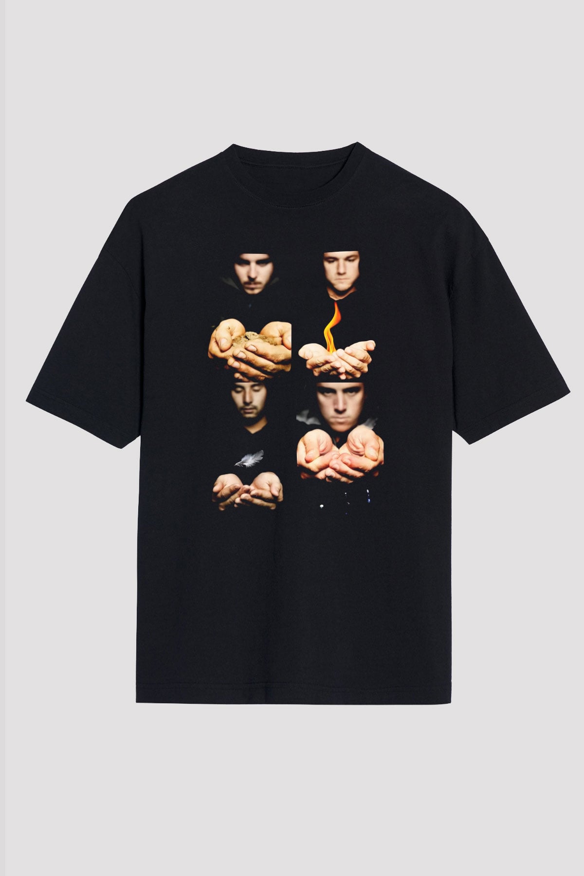 Thrice Siyah Unisex Oversize Tişört T-Shirt