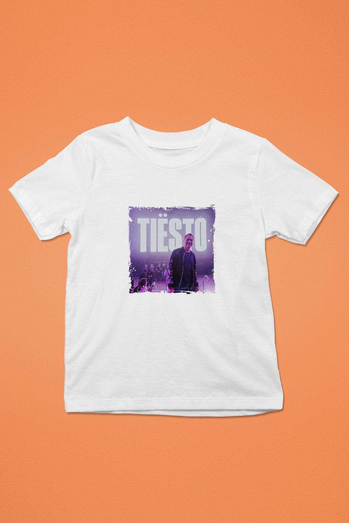 Tiesto Baskılı Beyaz Çocuk Tişört