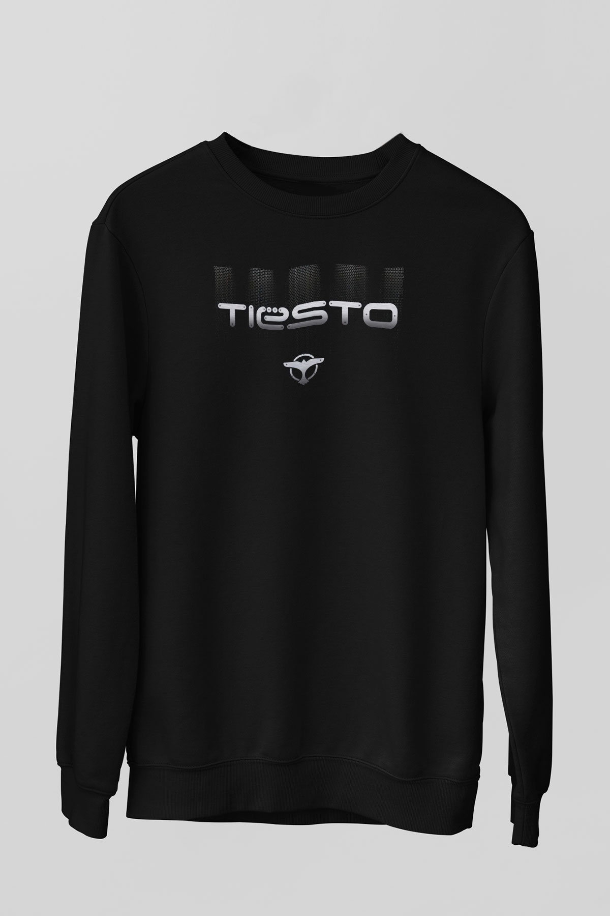 Tiesto Siyah Unisex Sweatshirt