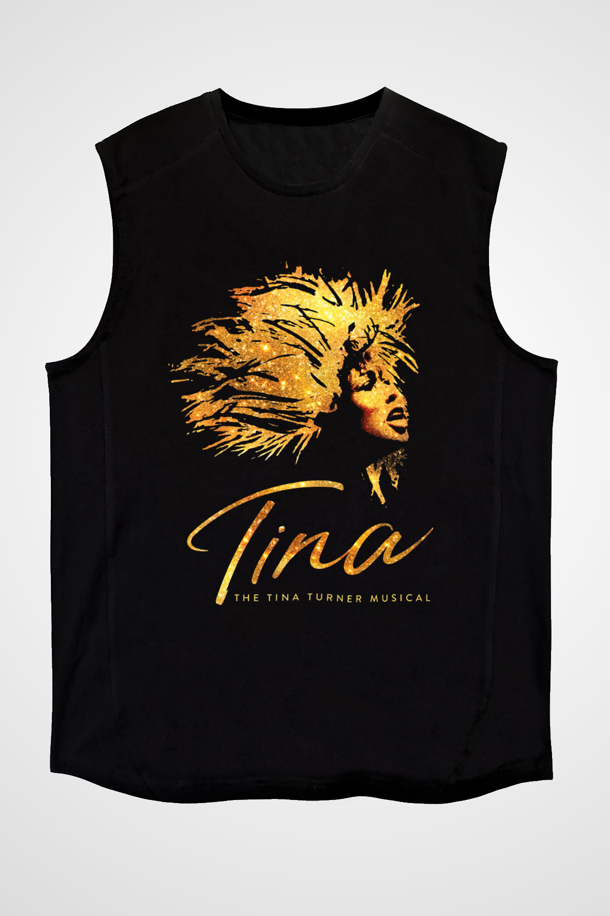 Tina Turner Siyah Unisex Kolsuz Tişört