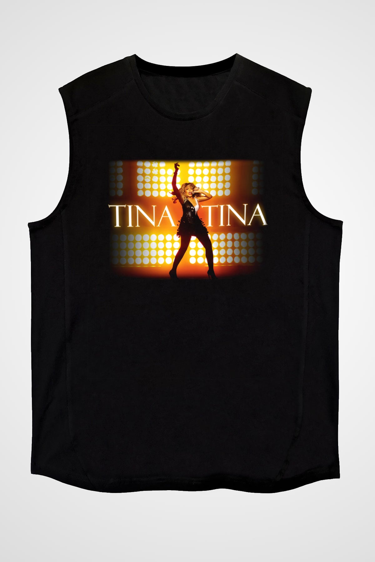 Tina Turner Siyah Unisex Kolsuz Tişört