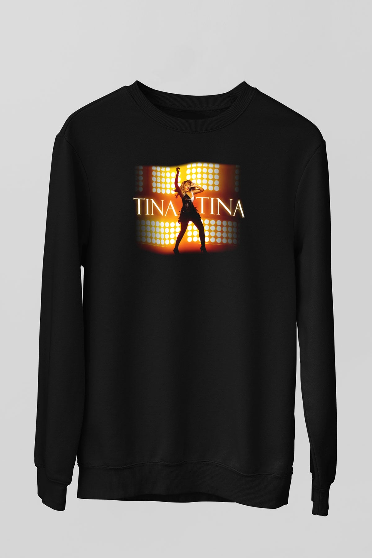 Tina Turner Siyah Unisex Sweatshirt