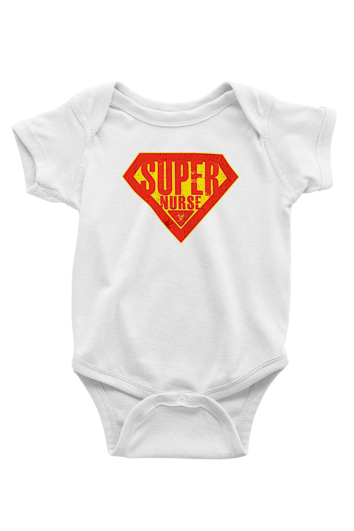 Tıp Bayramı Baskılı Beyaz Unisex Bebek Body - Zıbın