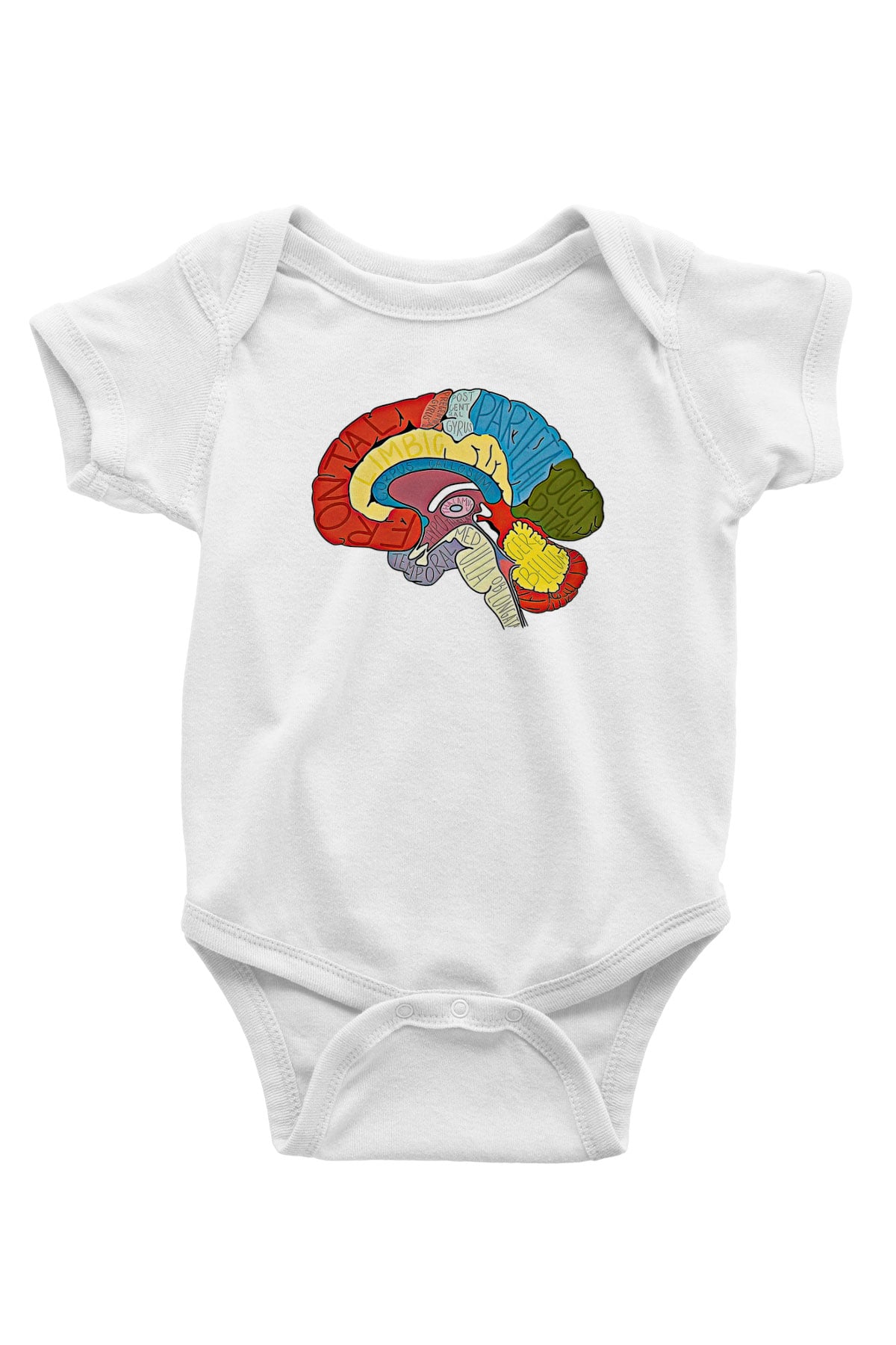 Tıp Bayramı Baskılı Beyaz Unisex Bebek Body - Zıbın