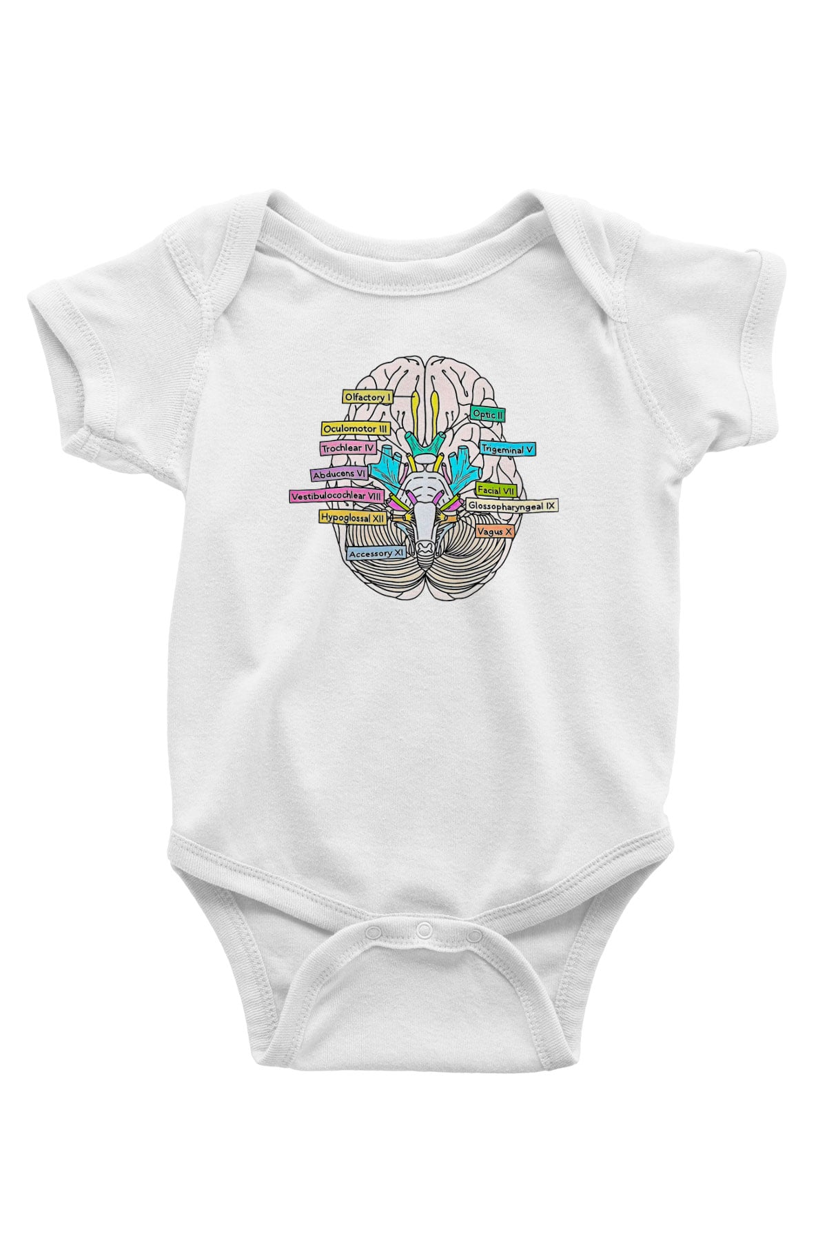 Tıp Bayramı Baskılı Beyaz Unisex Bebek Body - Zıbın