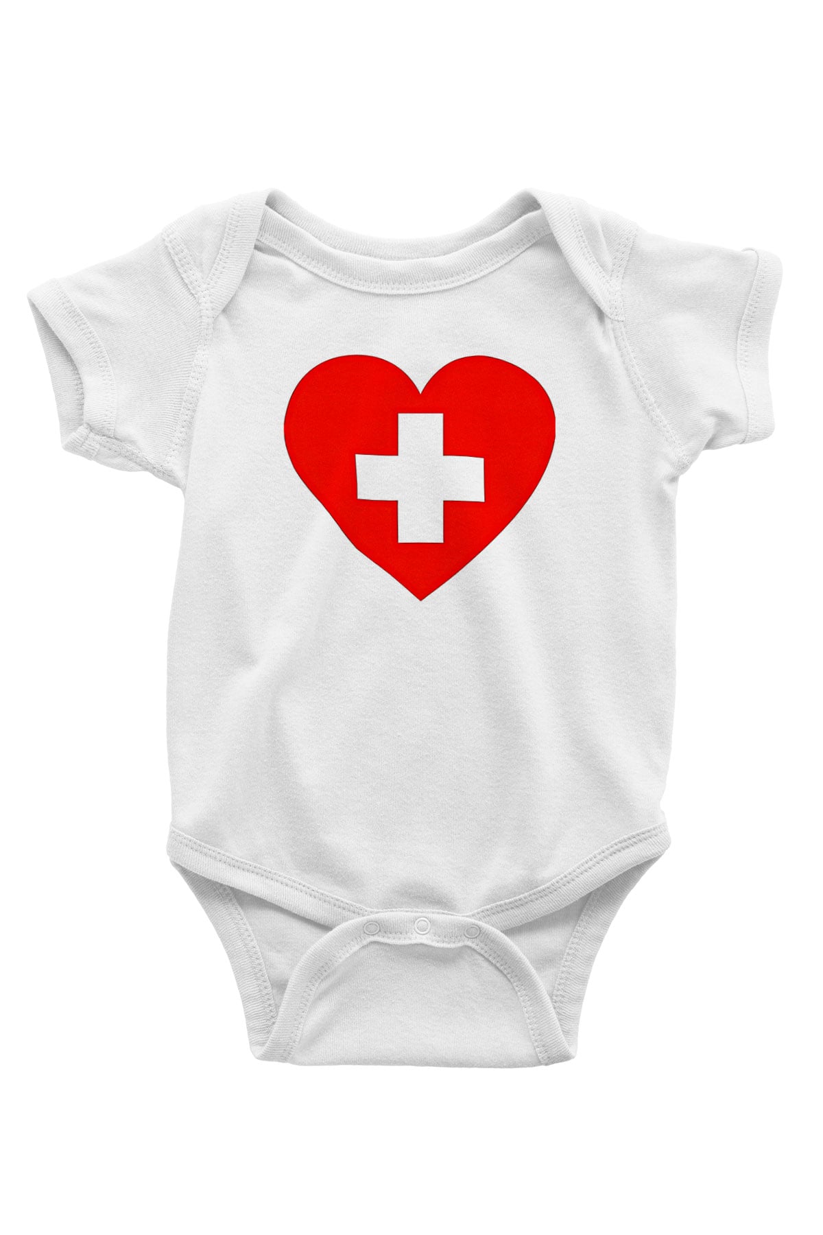 Tıp Bayramı Baskılı Beyaz Unisex Bebek Body - Zıbın