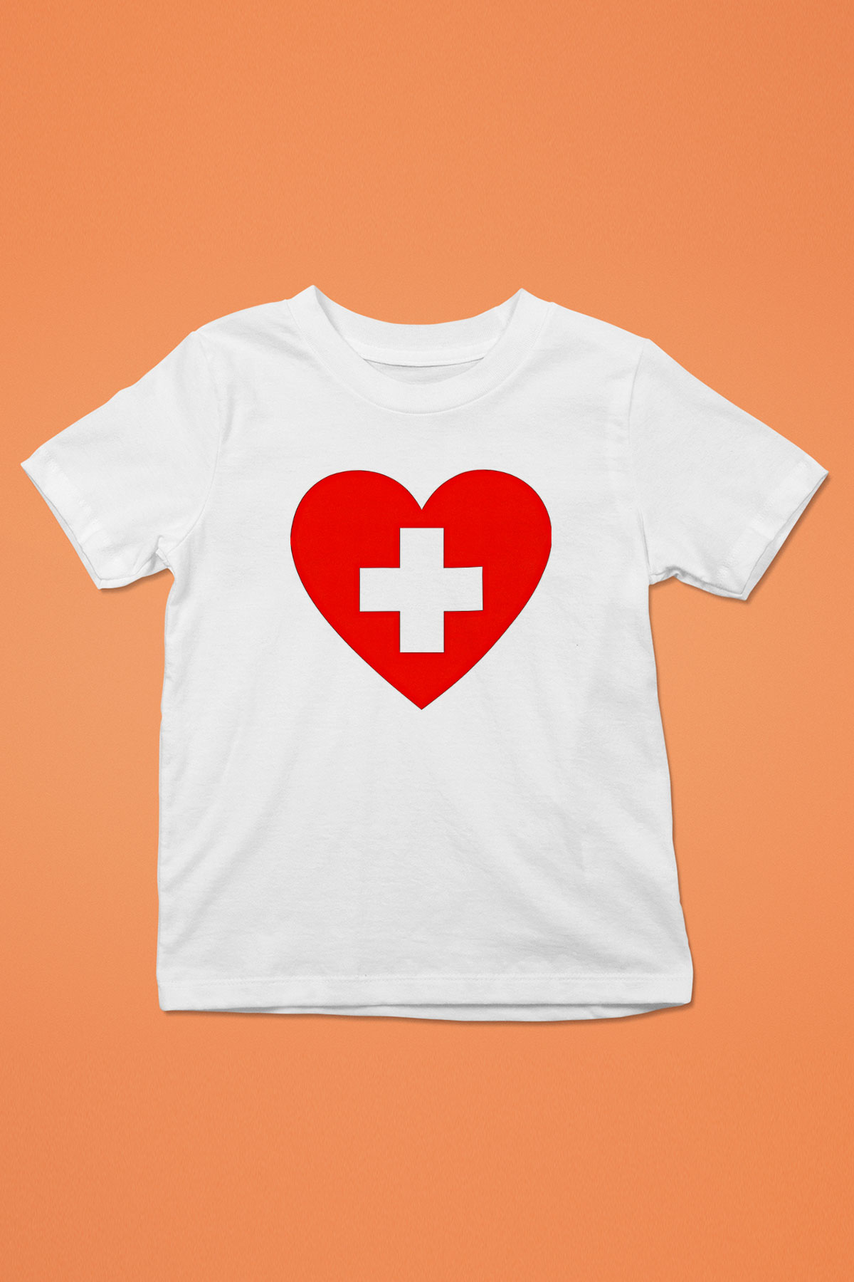 Tıp Bayramı Baskılı Beyaz Unisex Beyaz Çocuk Tişört - Tshirt