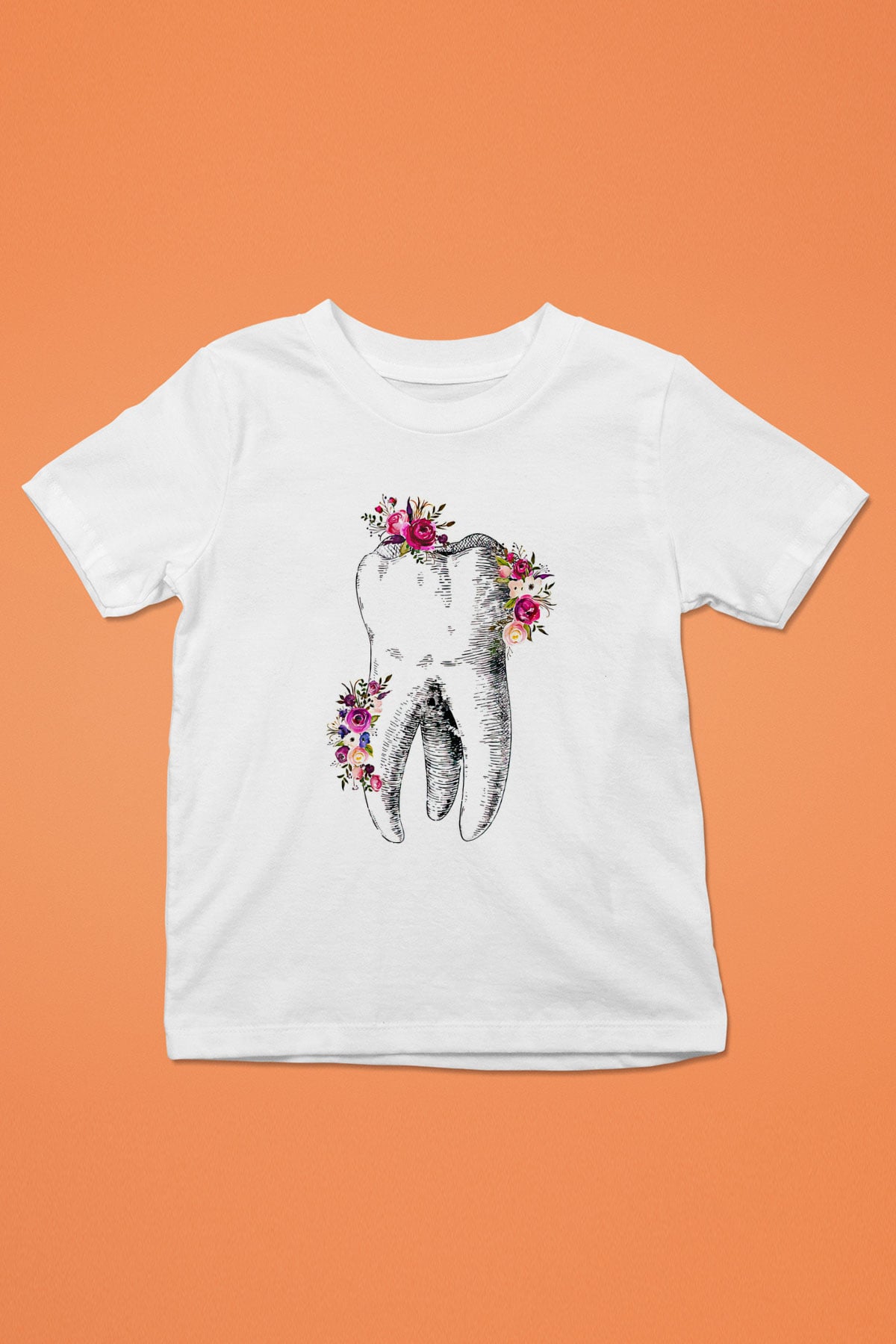 Tıp Bayramı Baskılı Beyaz Unisex Beyaz Çocuk Tişört - Tshirt