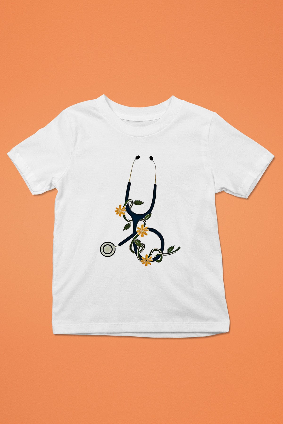 Tıp Bayramı Baskılı Beyaz Unisex Beyaz Çocuk Tişört - Tshirt