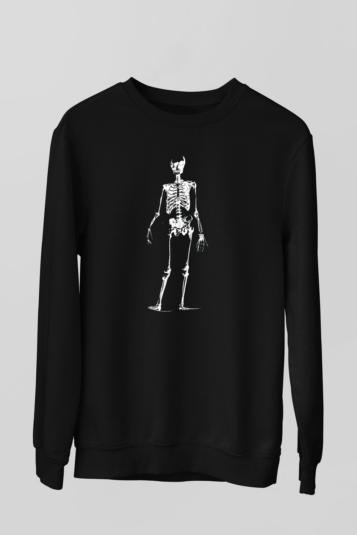 Tıp Bayramı Baskılı Unisex Siyah Sweatshirt