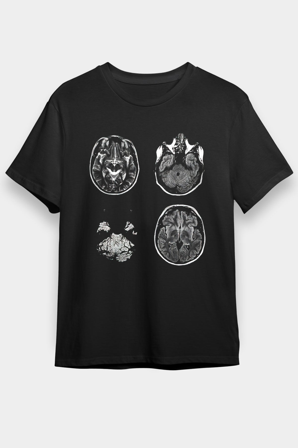 Tıp Bayramı Baskılı Unisex Siyah Tişört - Tshirt