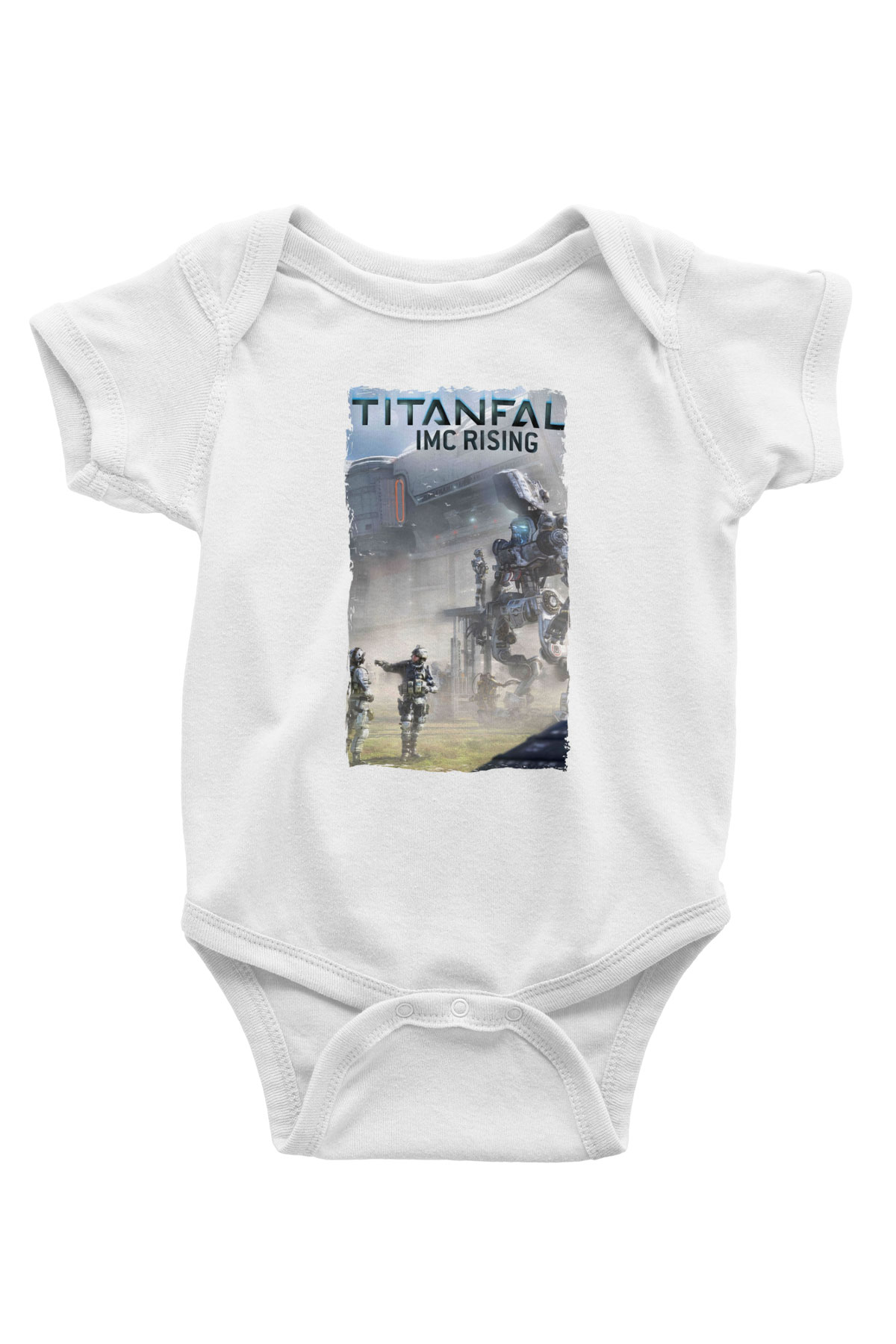 Titanfall Beyaz Bebek Body - Zıbın