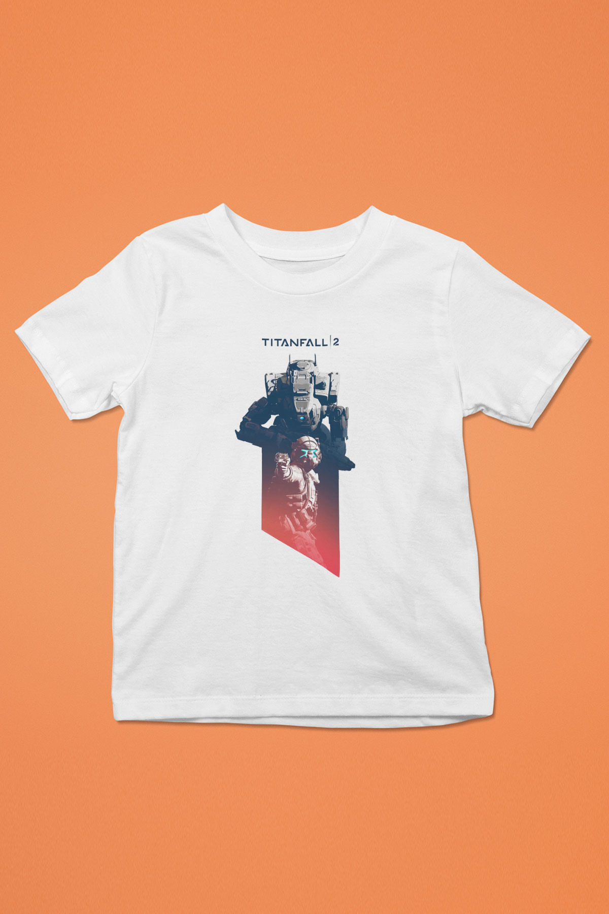 Titanfall Beyaz Unisex Çocuk Tişört