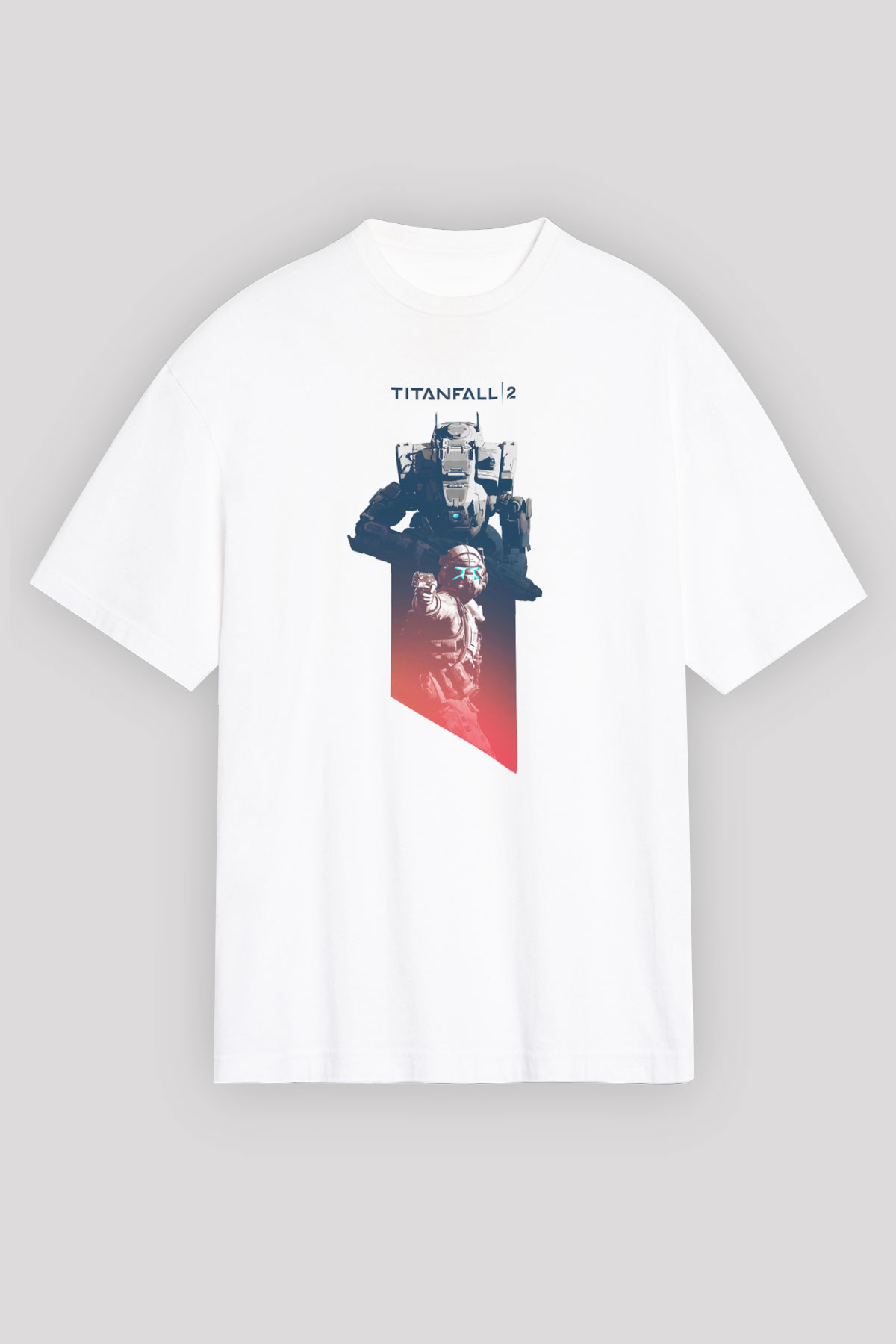 Titanfall Beyaz Unisex Tişört T-Shirt
