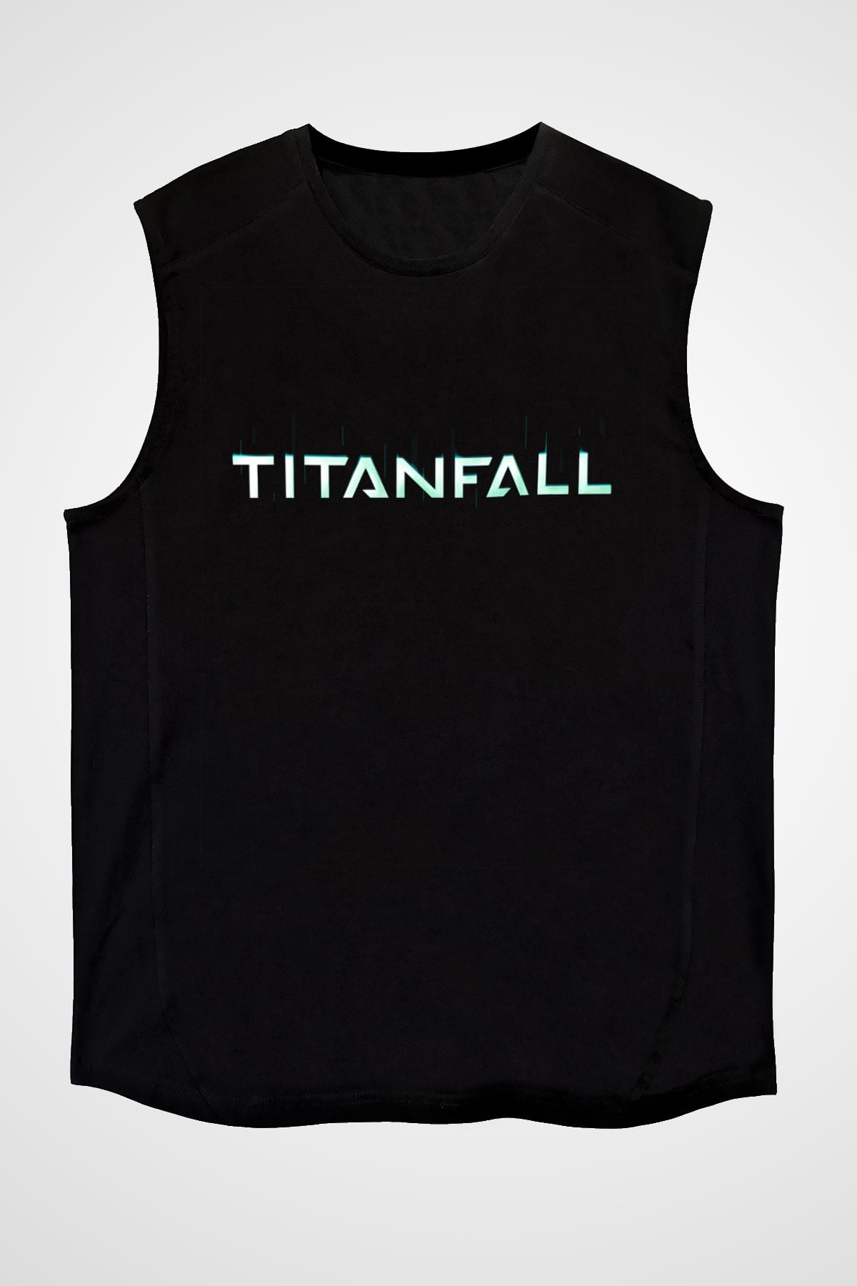 Titanfall Siyah Unisex Kolsuz Tişört