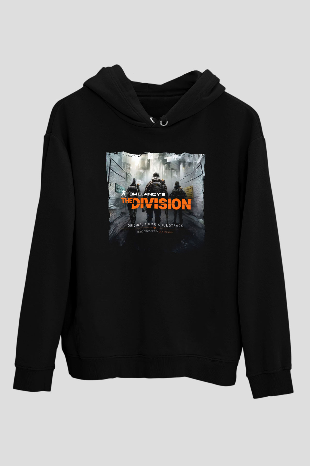 Tom Clancy Siyah Unisex Hoodie
