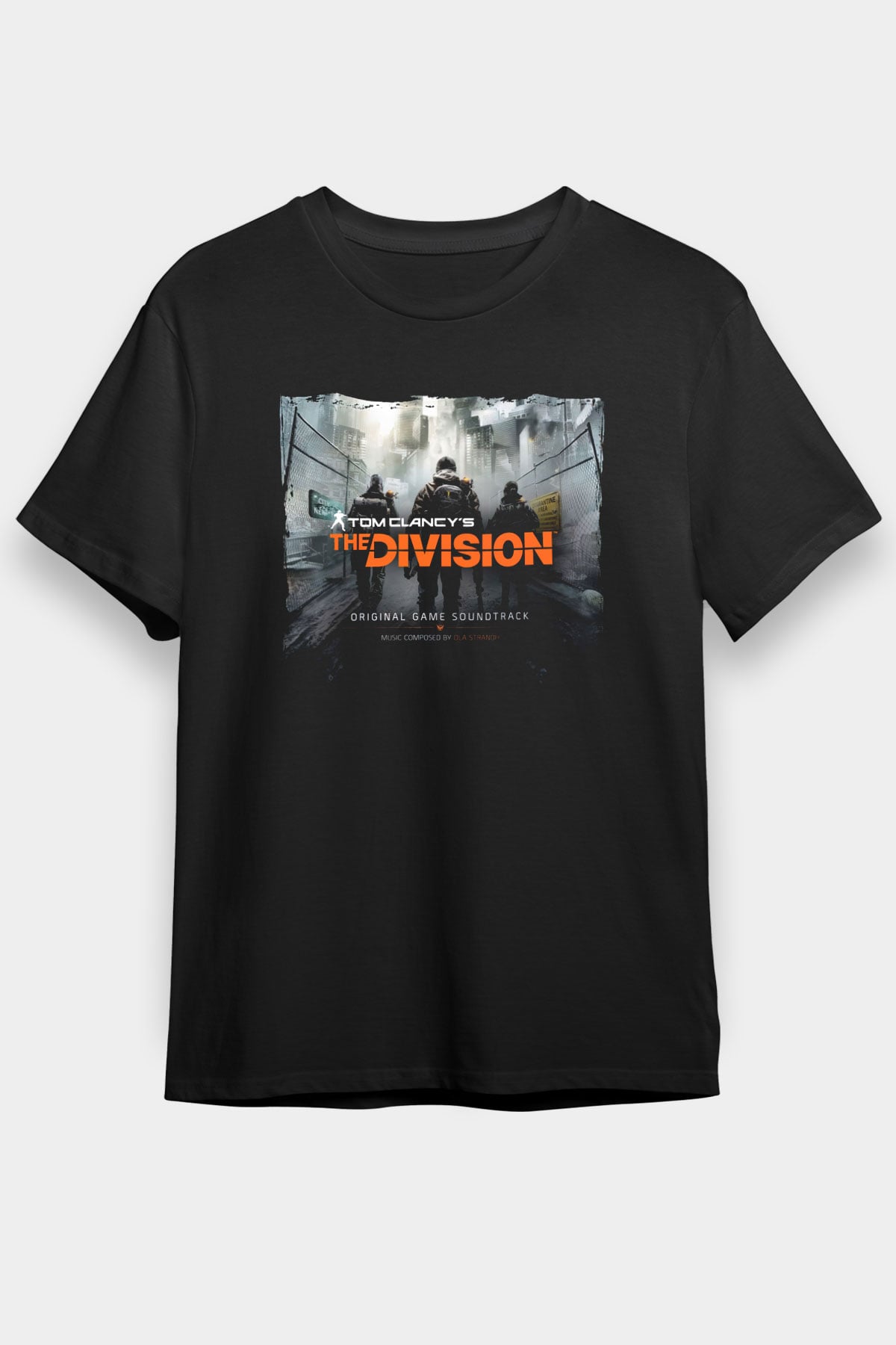 Tom Clancy Siyah Unisex Tişört T-Shirt