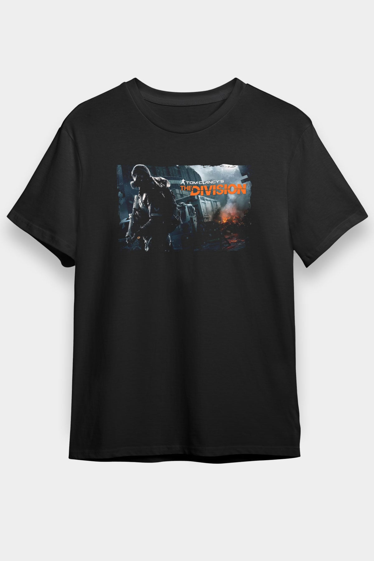 Tom Clancy Siyah Unisex Tişört T-Shirt