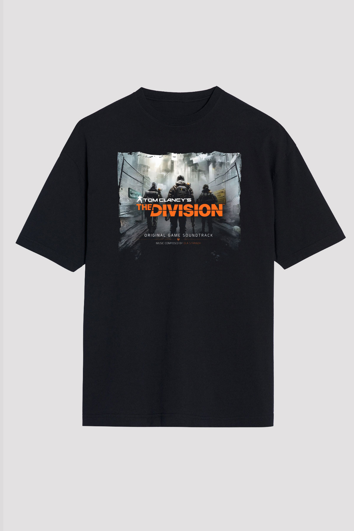 Tom Clancy Siyah Unisex Tişört T-Shirt