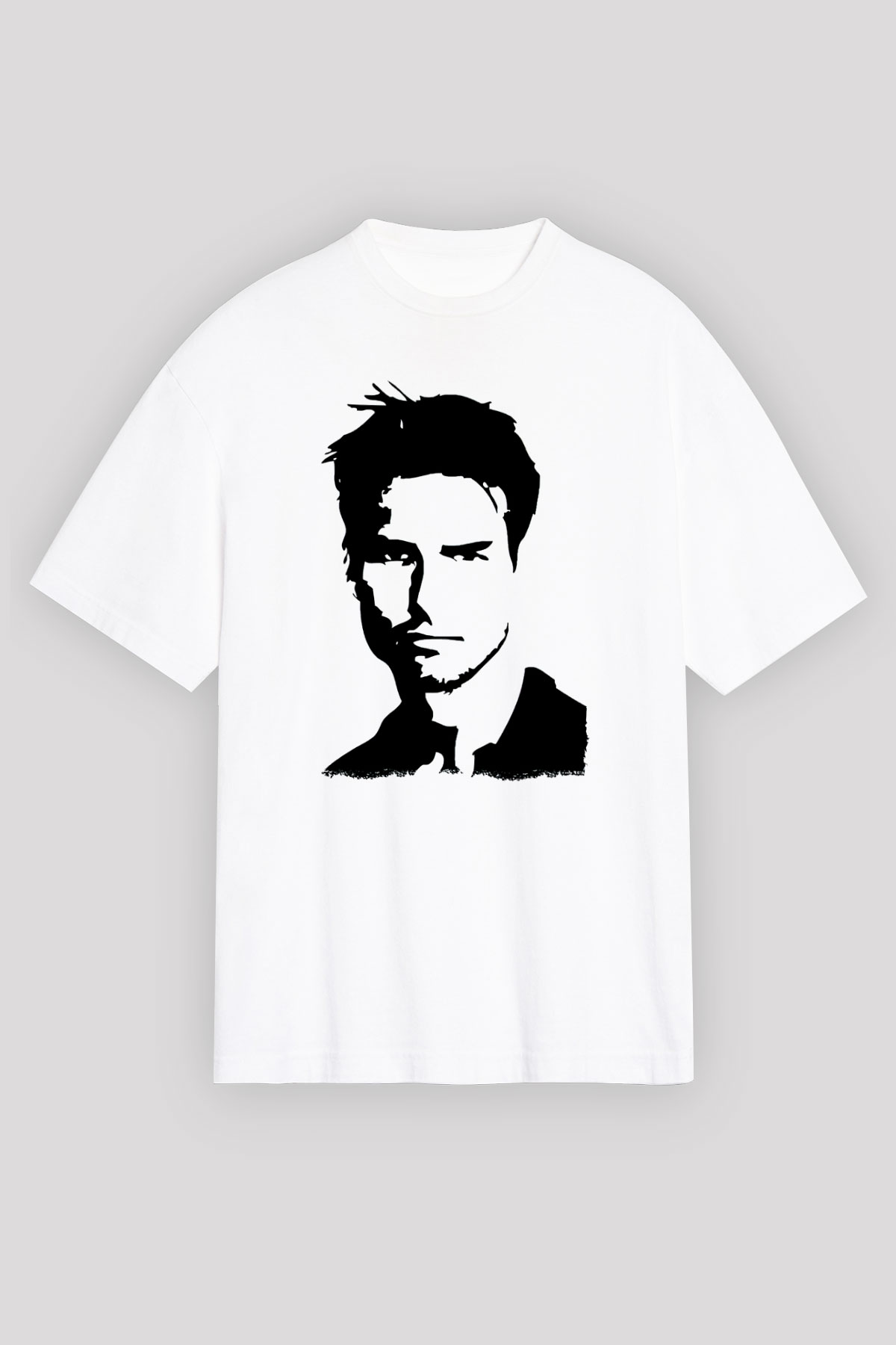 Tom Cruise Beyaz Unisex Tişört T-Shirt - TişörtFabrikası