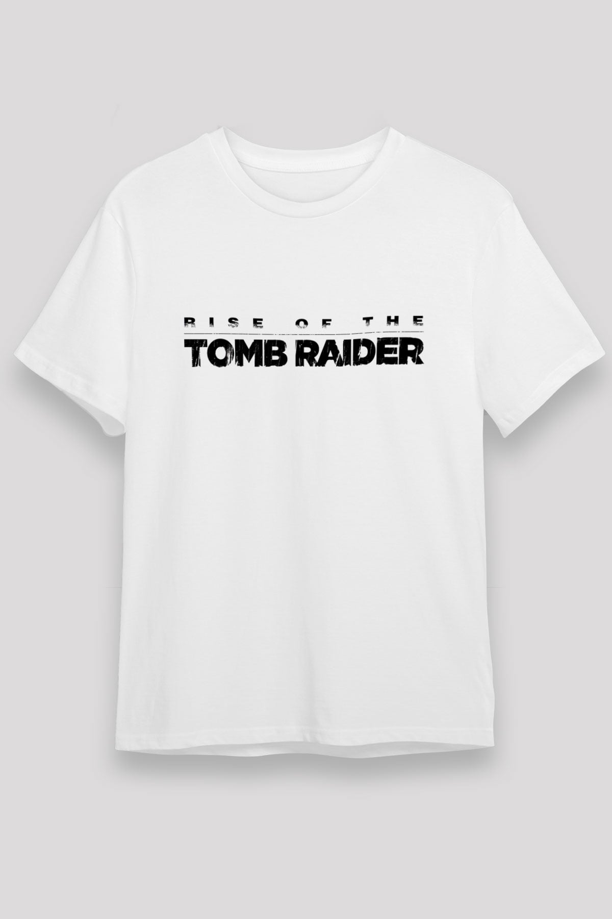 Tomb Raider Beyaz Unisex Tişört T-Shirt