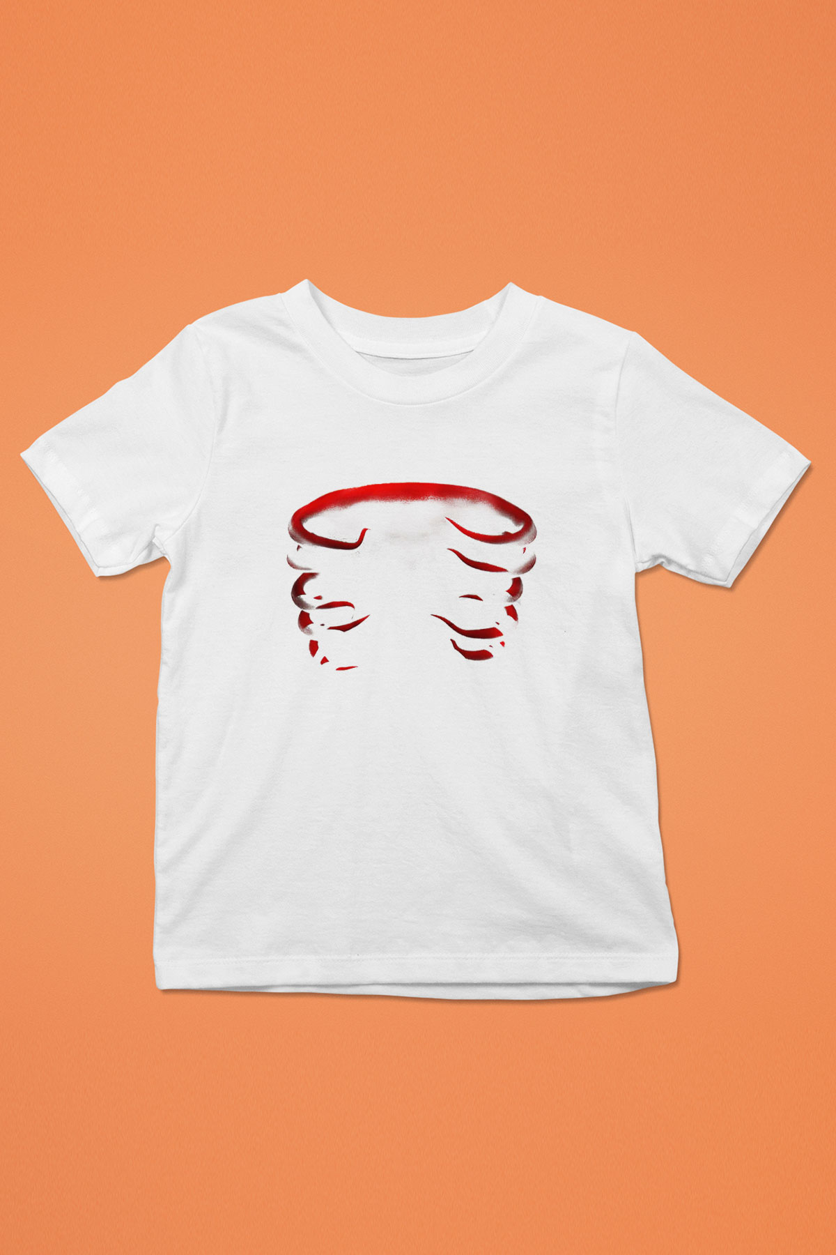 Tool Baskılı Beyaz Unisex Çocuk Tişört