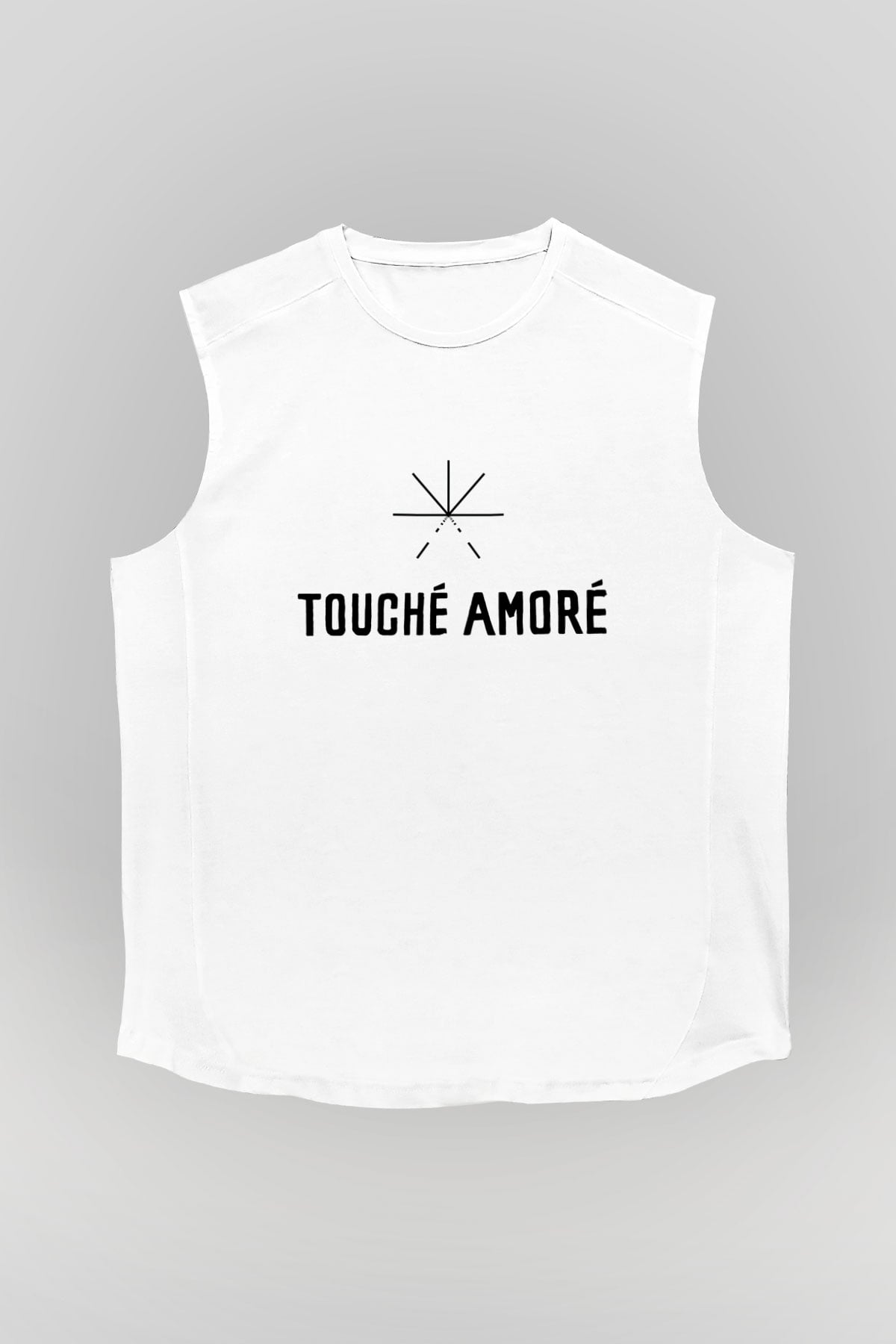 Touche Amore Beyaz Unisex Kolsuz Tişört