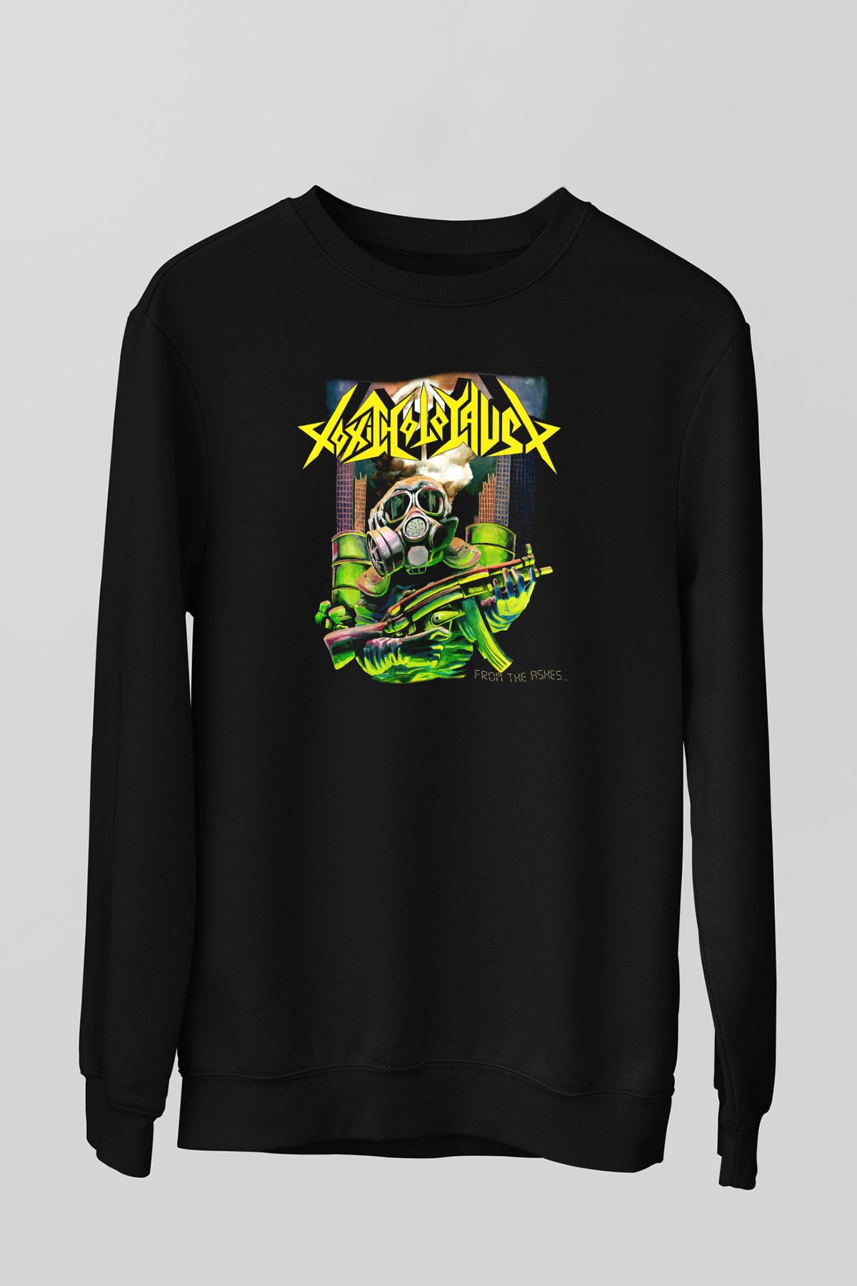 Toxic Holocaust Siyah Unisex Sweatshirt