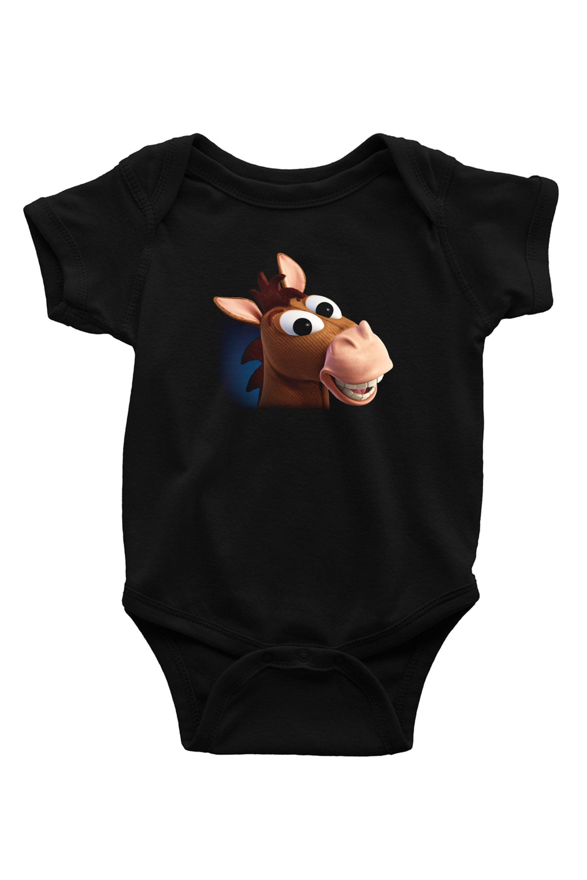 Toy Story Baskılı Siyah Bebek Body - Zıbın