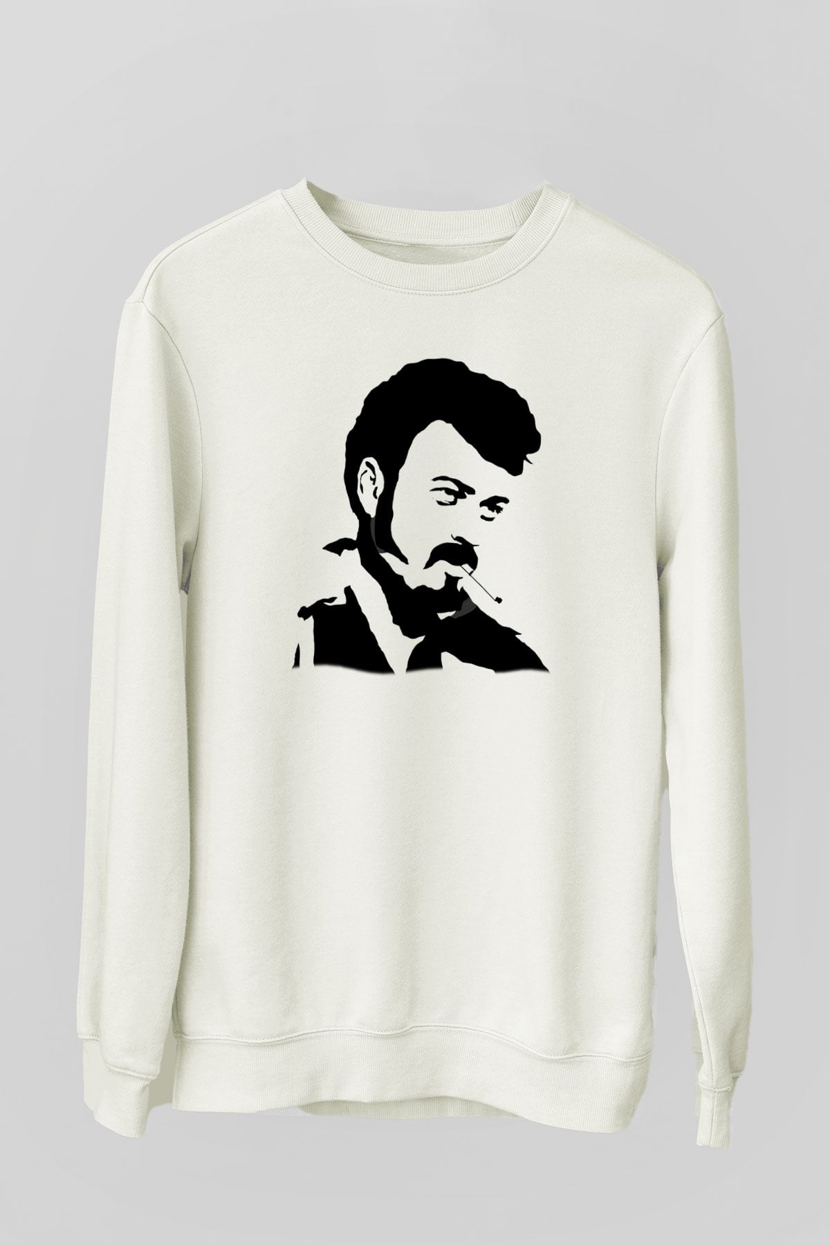 Trailer Park Boys Beyaz Unisex Sweatshirt