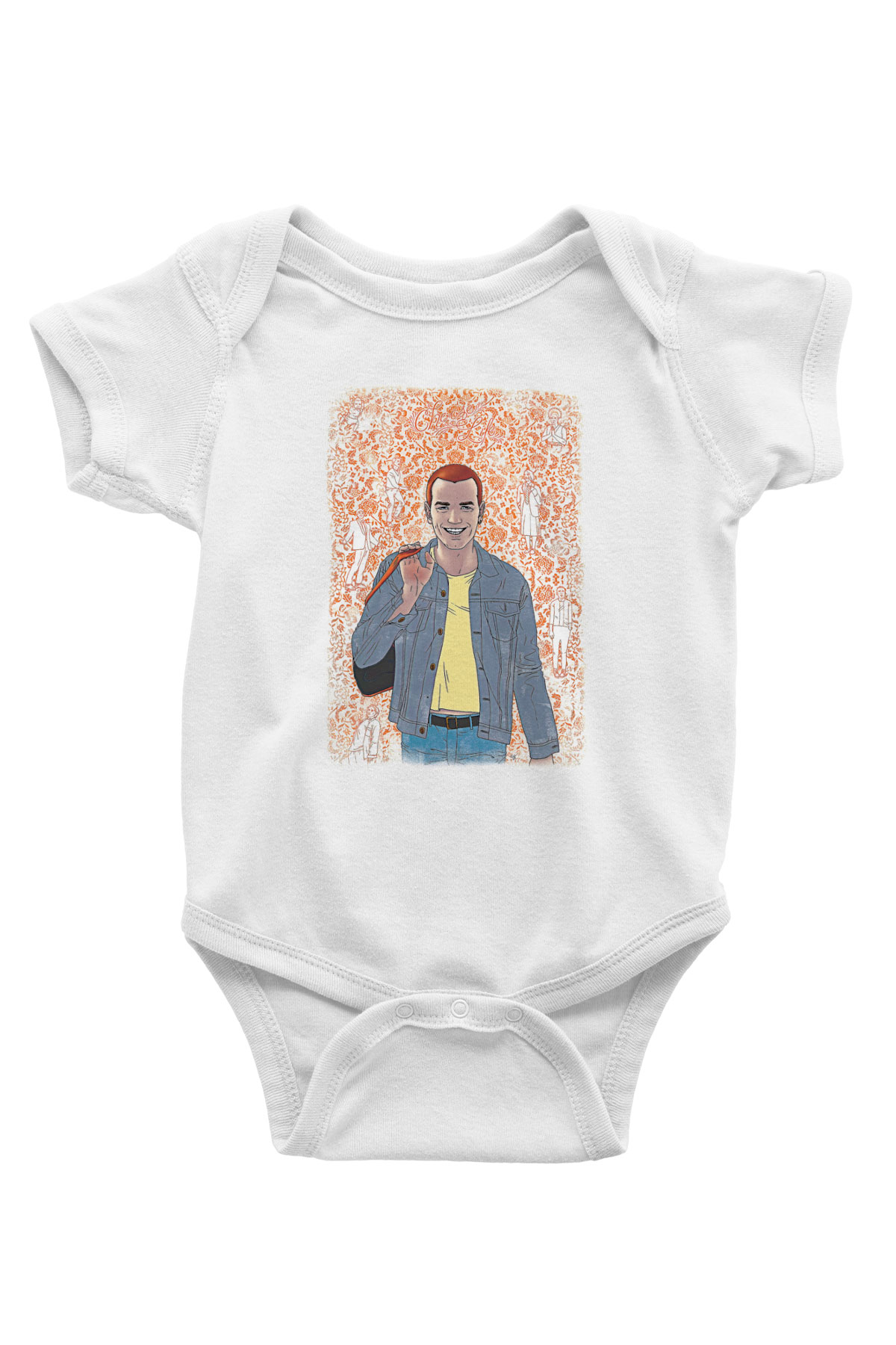 Trainspotting Baskılı Beyaz Unisex Bebek Body - Zıbın