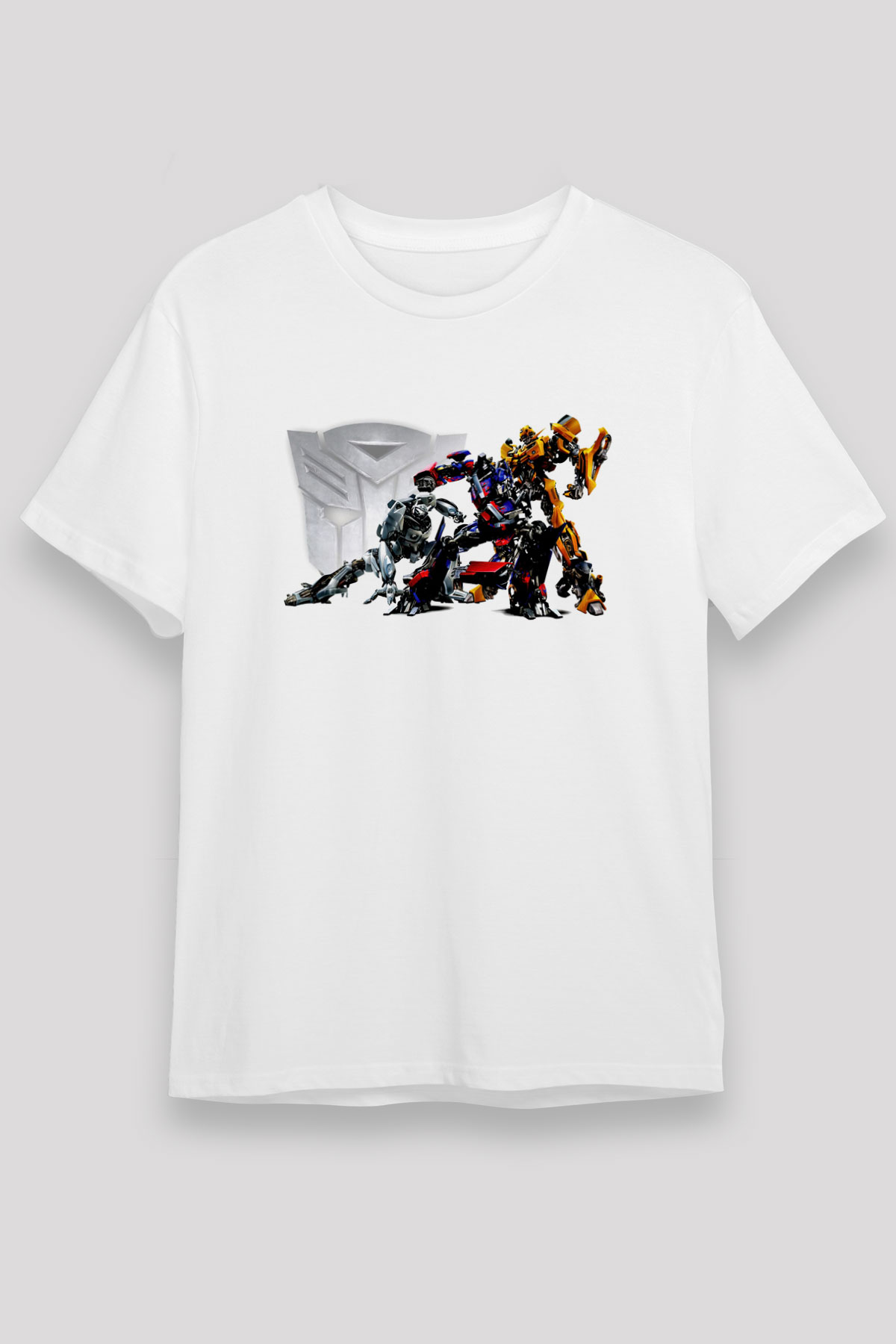 Transformers Beyaz Unisex Tişört