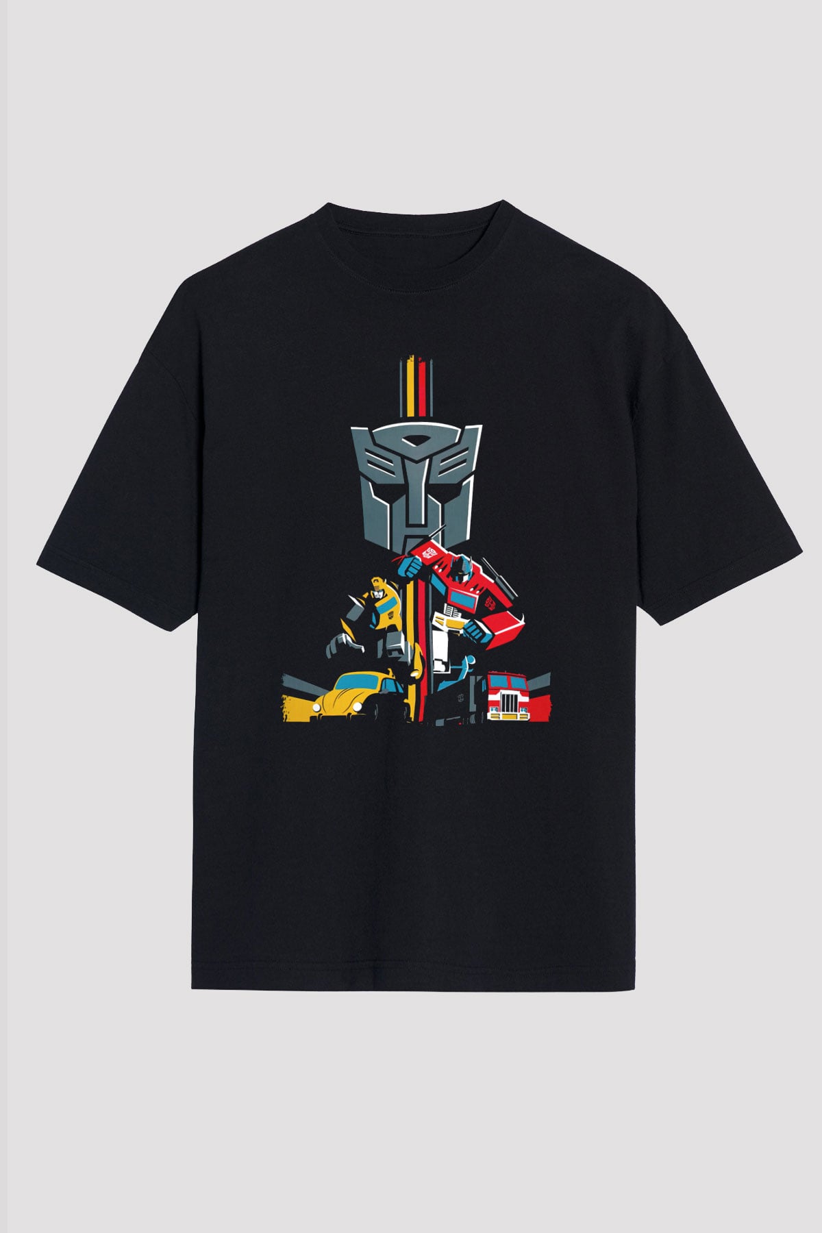 Transformers Siyah Unisex Tişört
