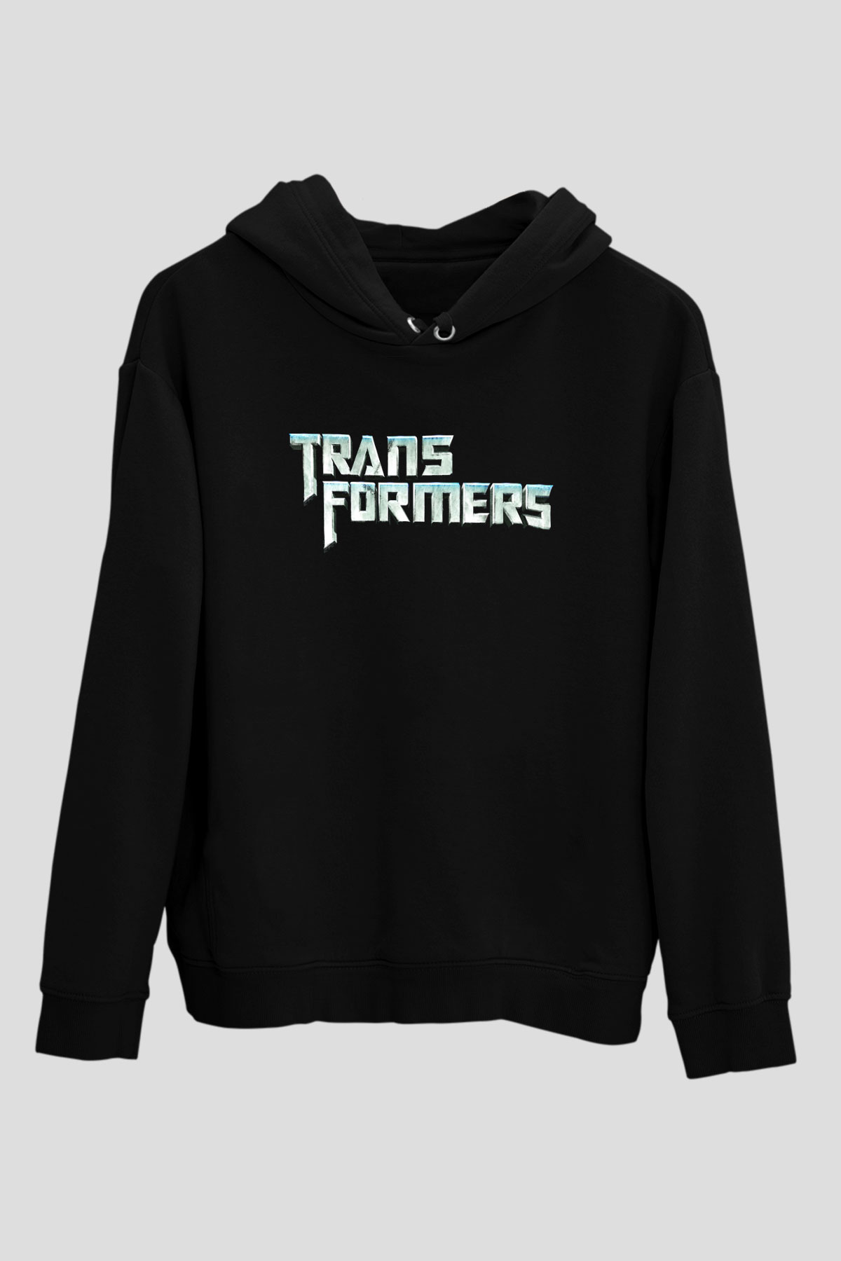 Transformers Tv Siyah Unisex Hoodie