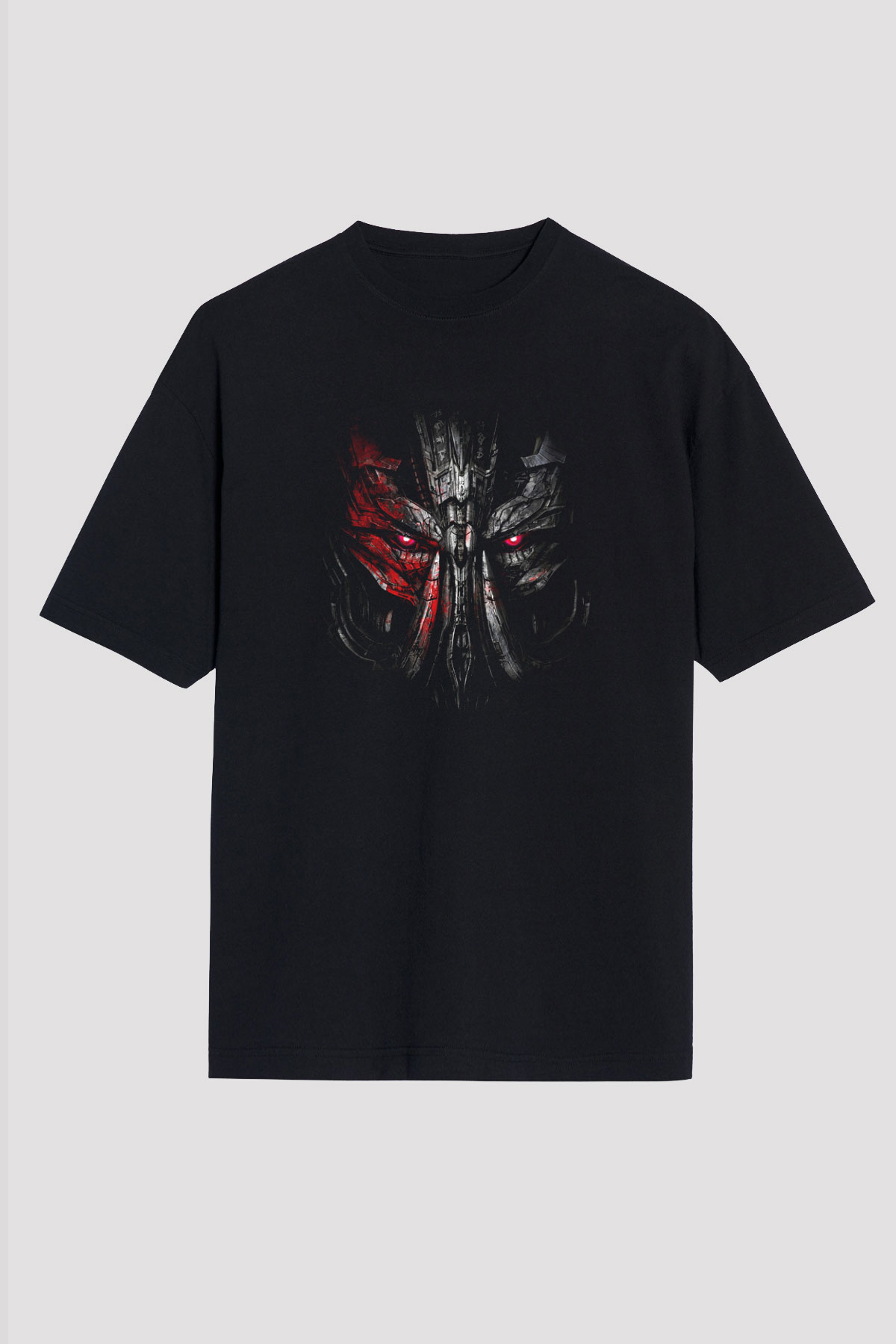 Transformers Tv Siyah Unisex Oversize Tişört T-Shirt