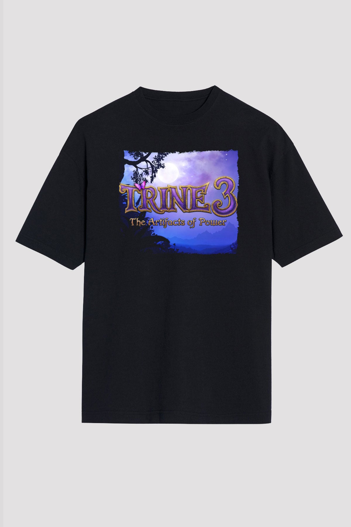 Trine Siyah Unisex Tişört T-Shirt