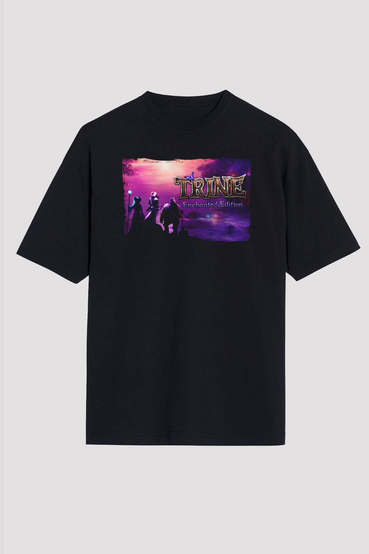 Trine Siyah Unisex Tişört T-Shirt