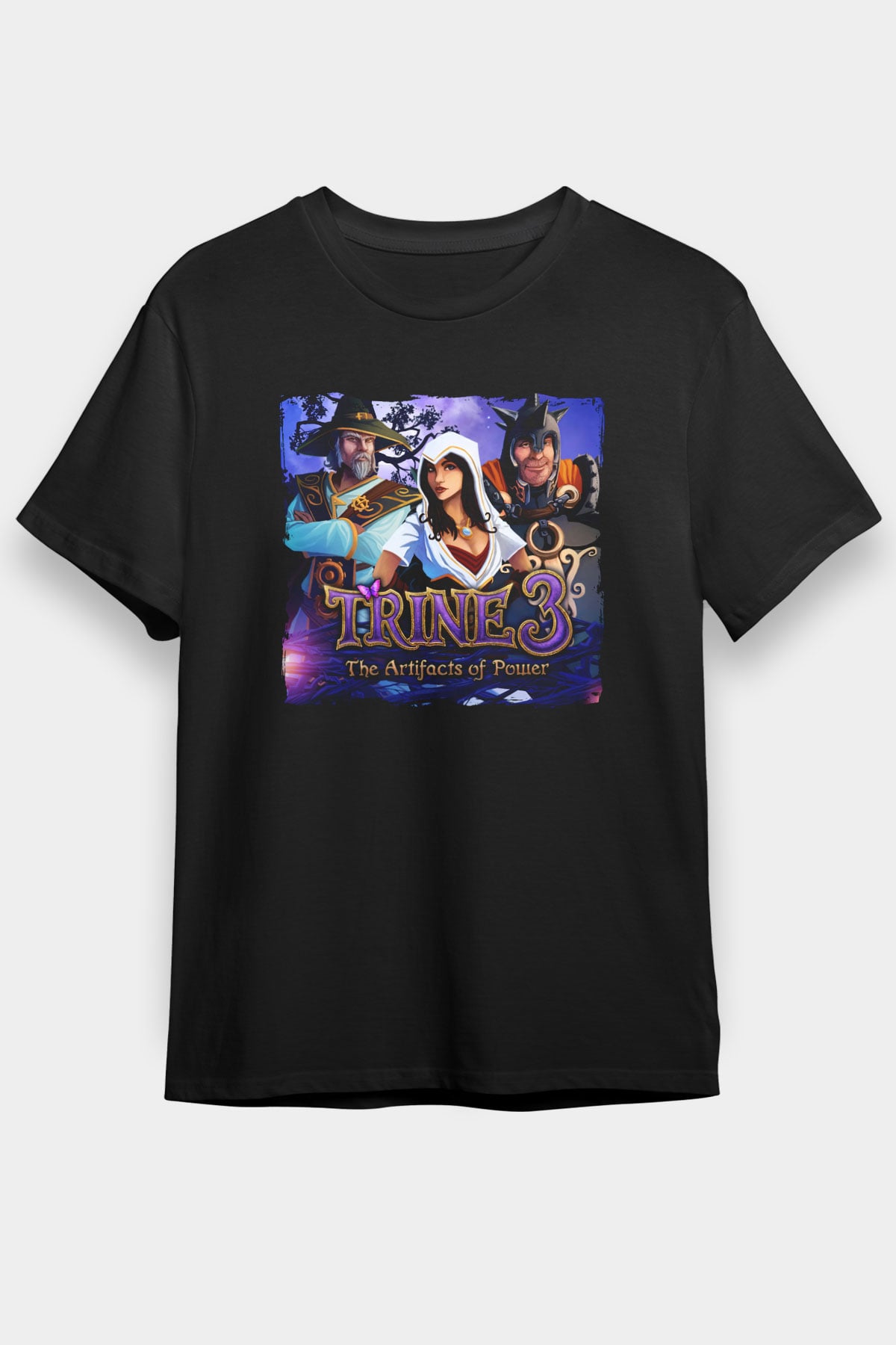 Trine Siyah Unisex Tişört T-Shirt