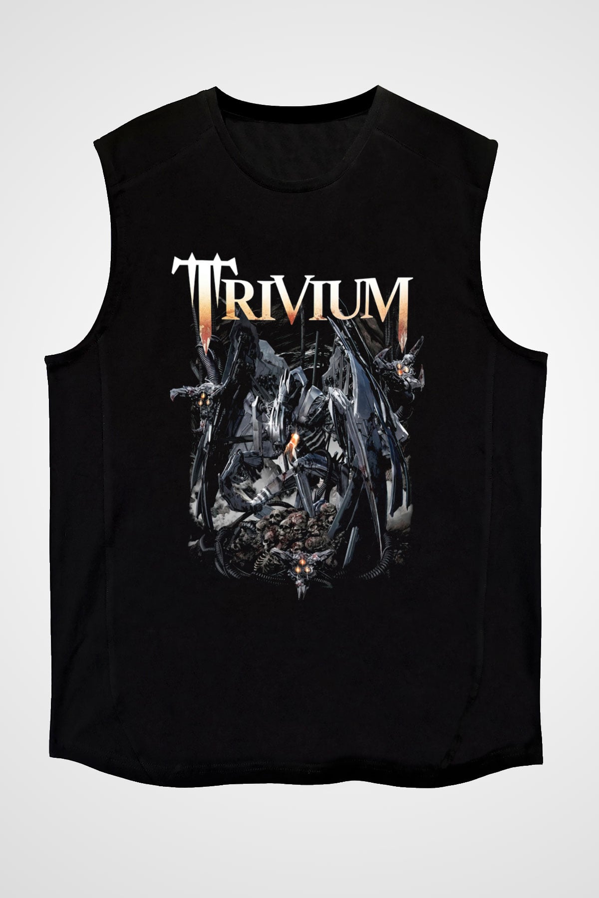 Trivium Siyah Unisex Kolsuz Tişört