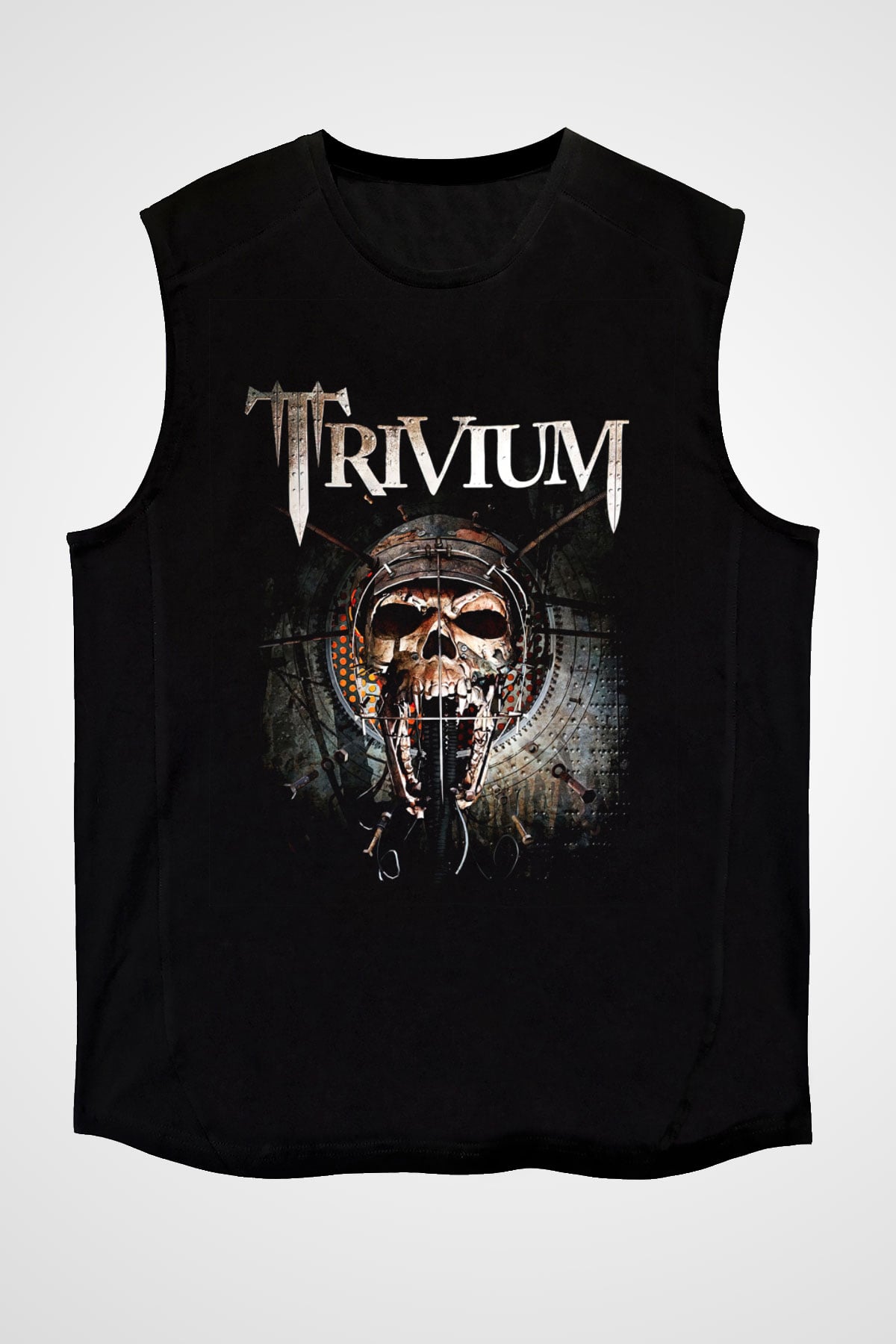 Trivium Siyah Unisex Kolsuz Tişört