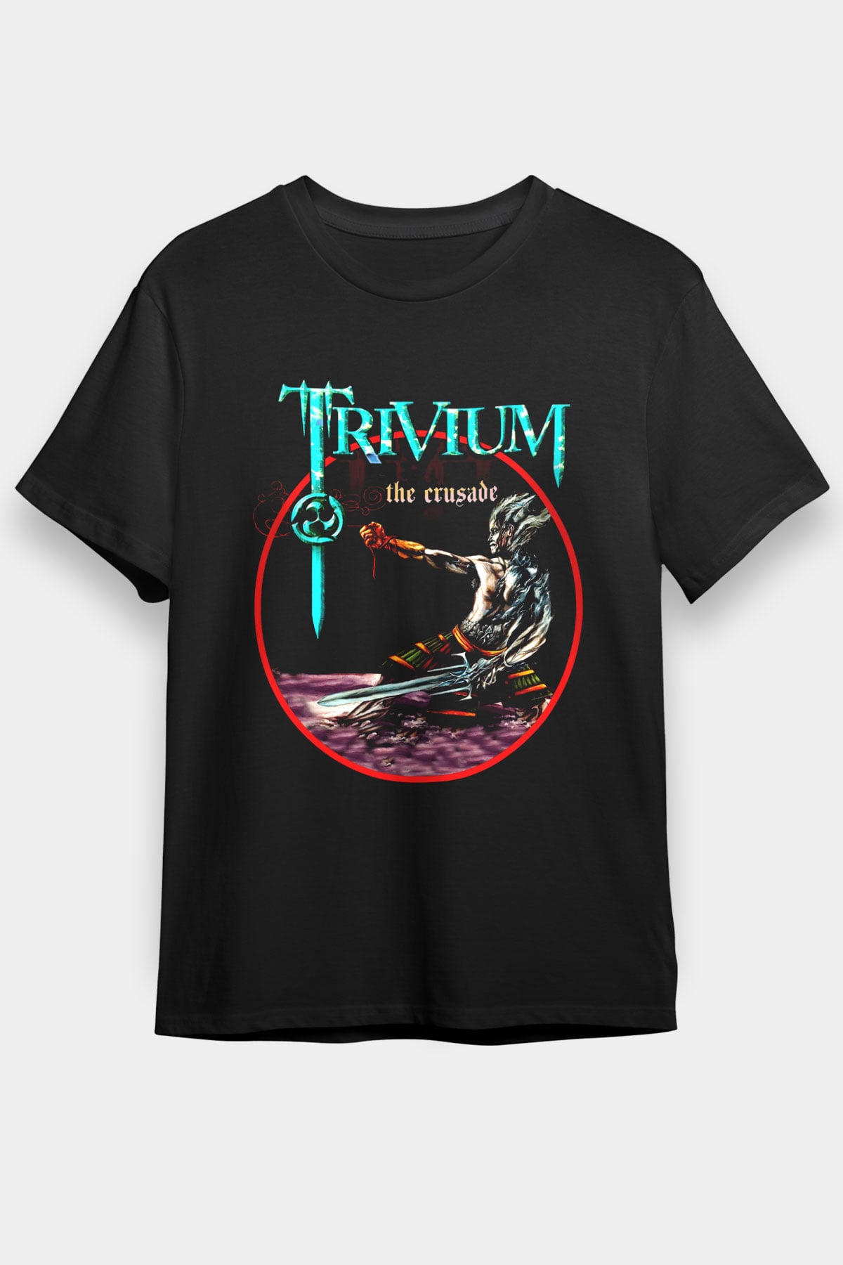 Trivium Siyah Unisex Tişört T-Shirt - TişörtFabrikası
