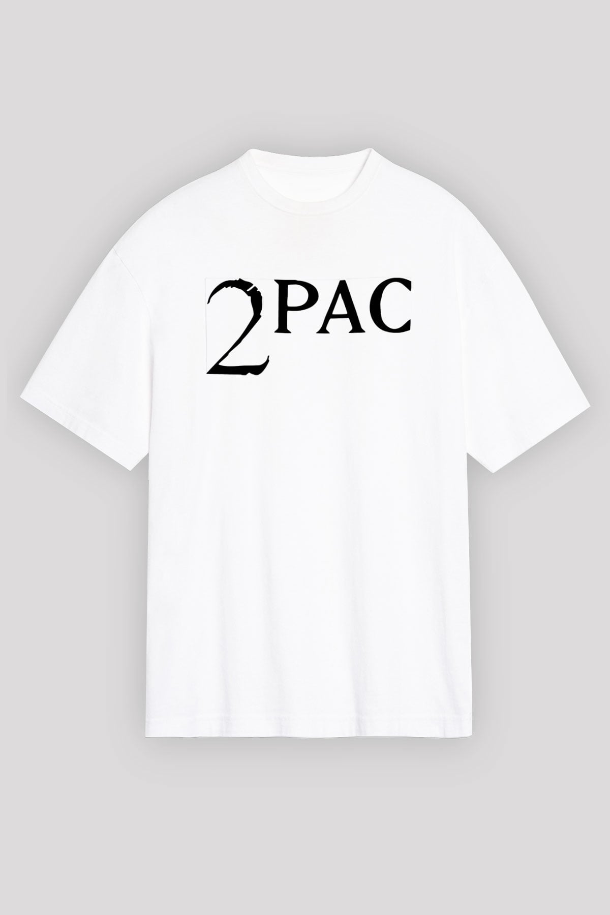 Tupac Shakur Beyaz Unisex Oversize Tişört T-Shirt